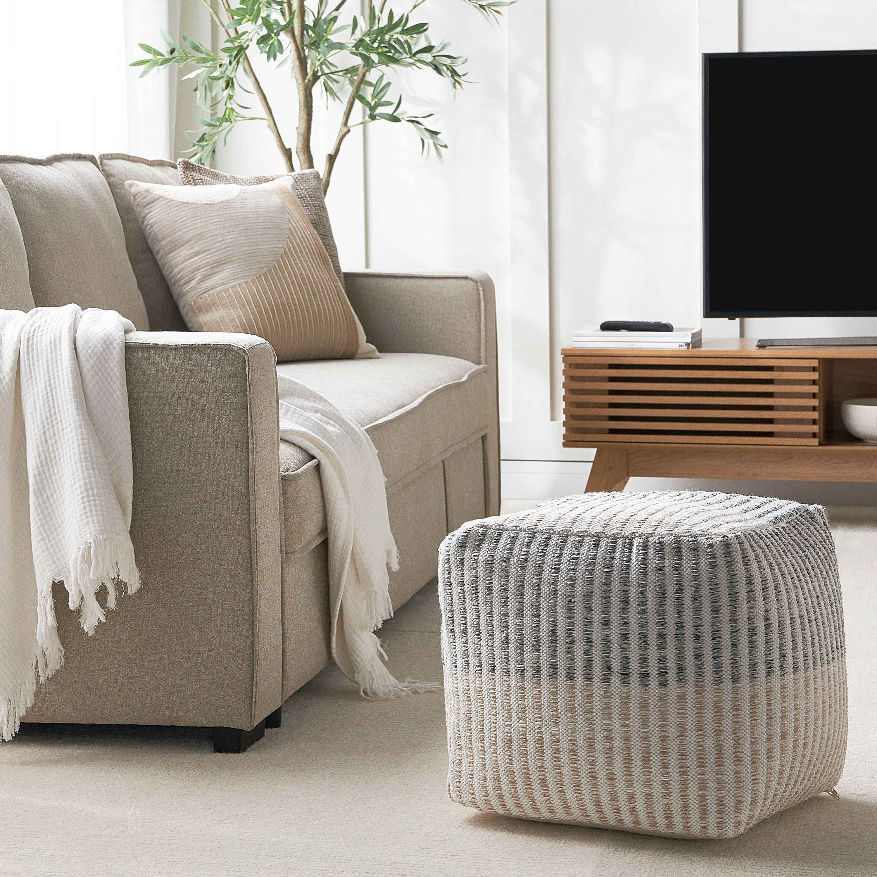 Yaz Pouffe - 40x40 cm-household-cushionsandthrows-poufs-image-4