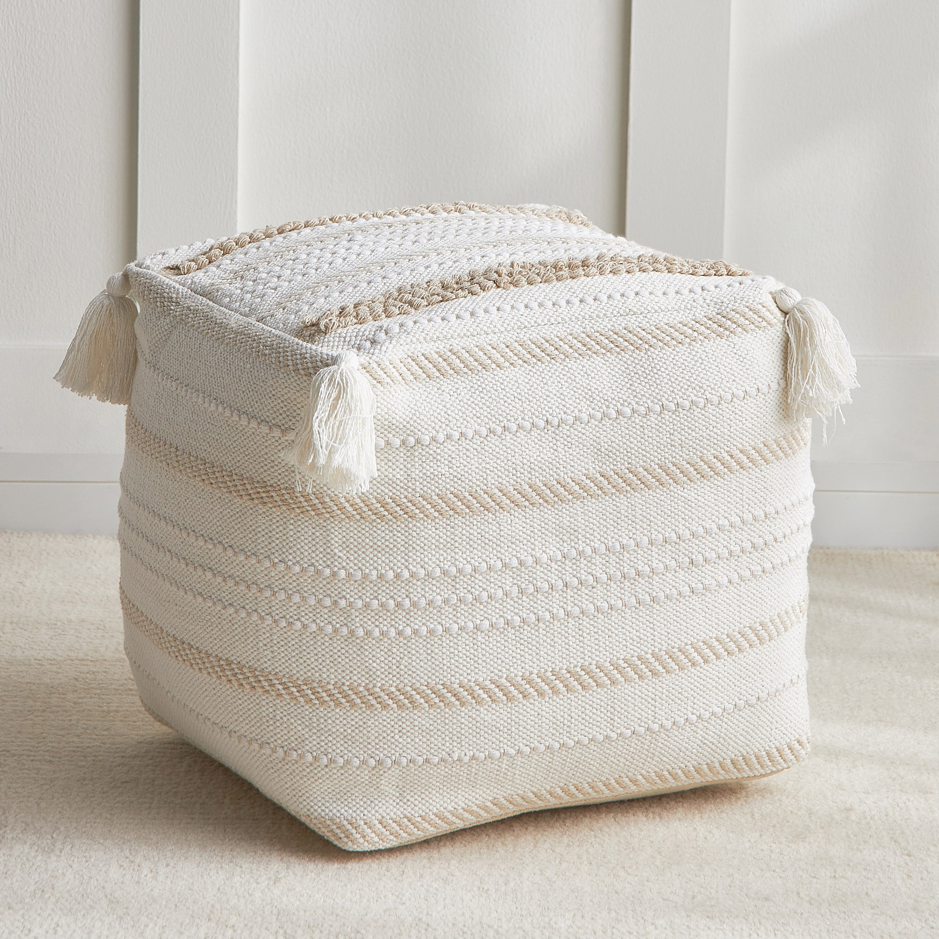 مقعد بوف - بورا - 40x40 سم-household-cushionsandthrows-poufs-image-1