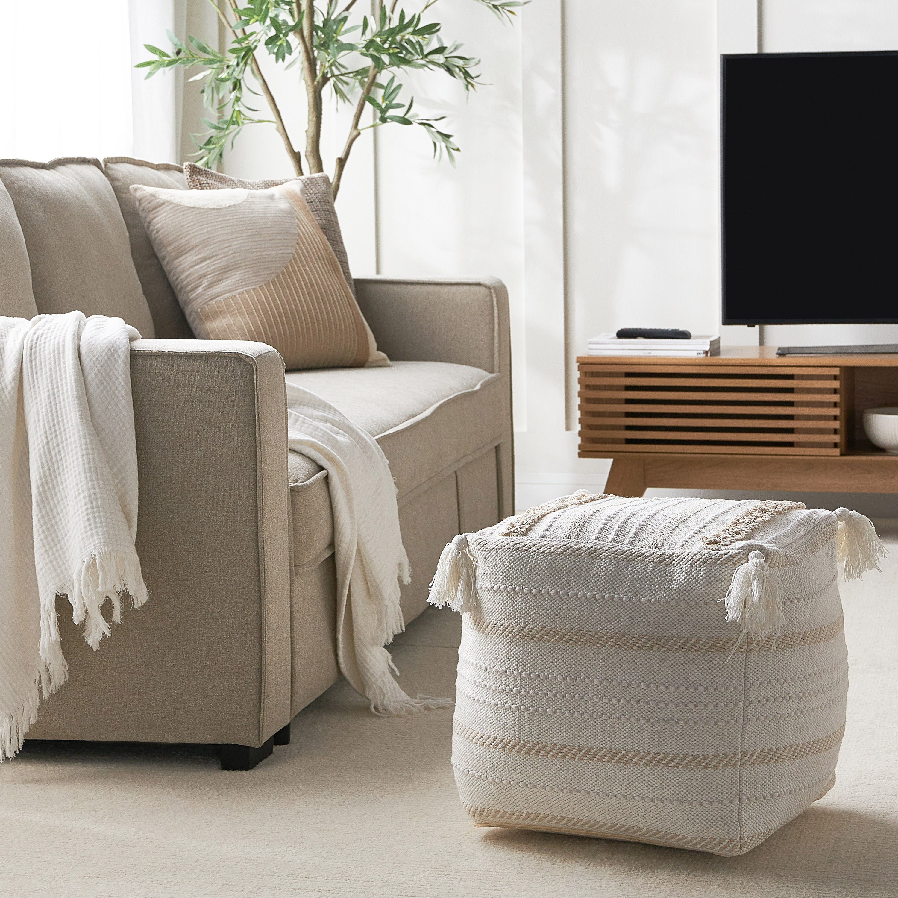 مقعد بوف - بورا - 40x40 سم-household-cushionsandthrows-poufs-image-4