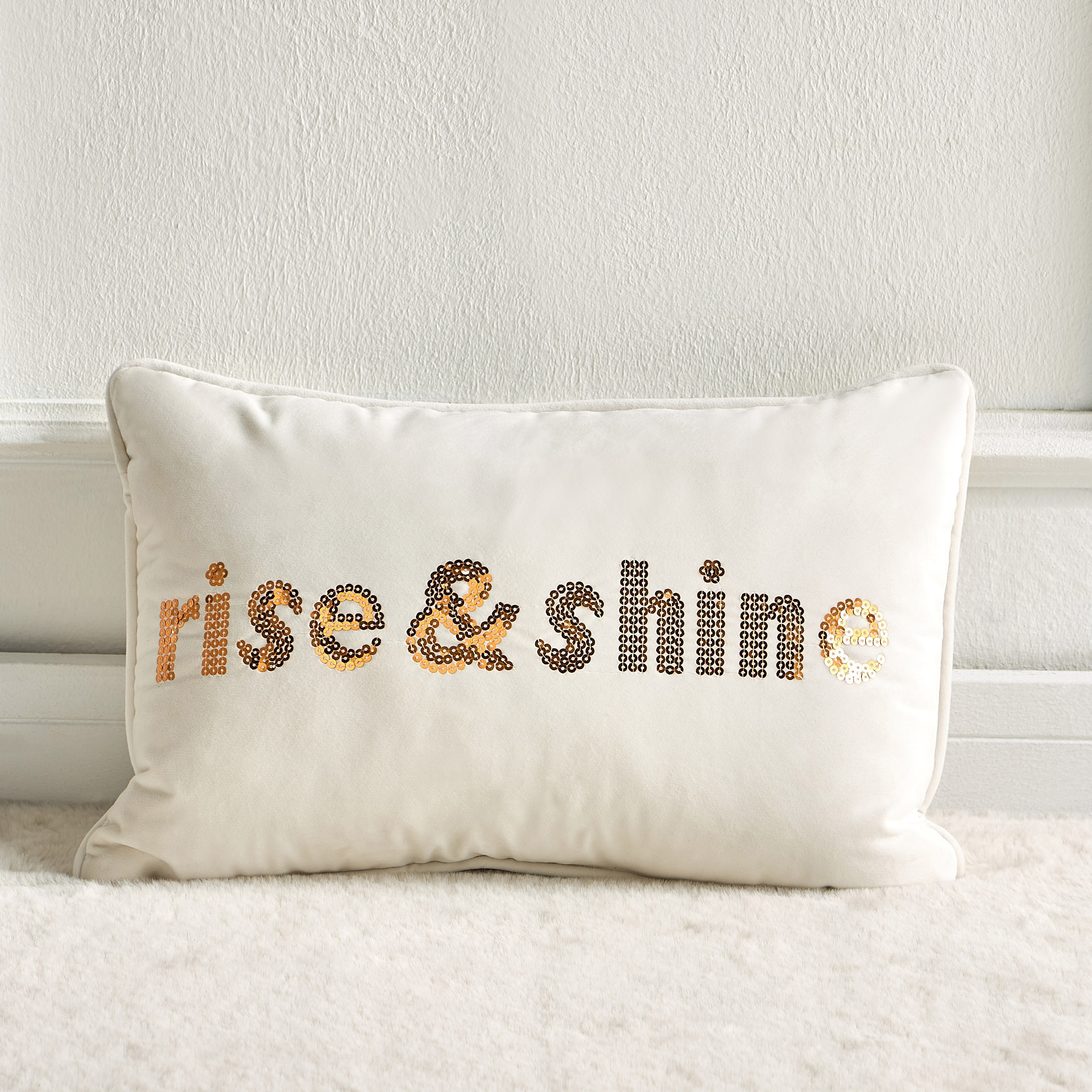 Embellished cushion hotsell