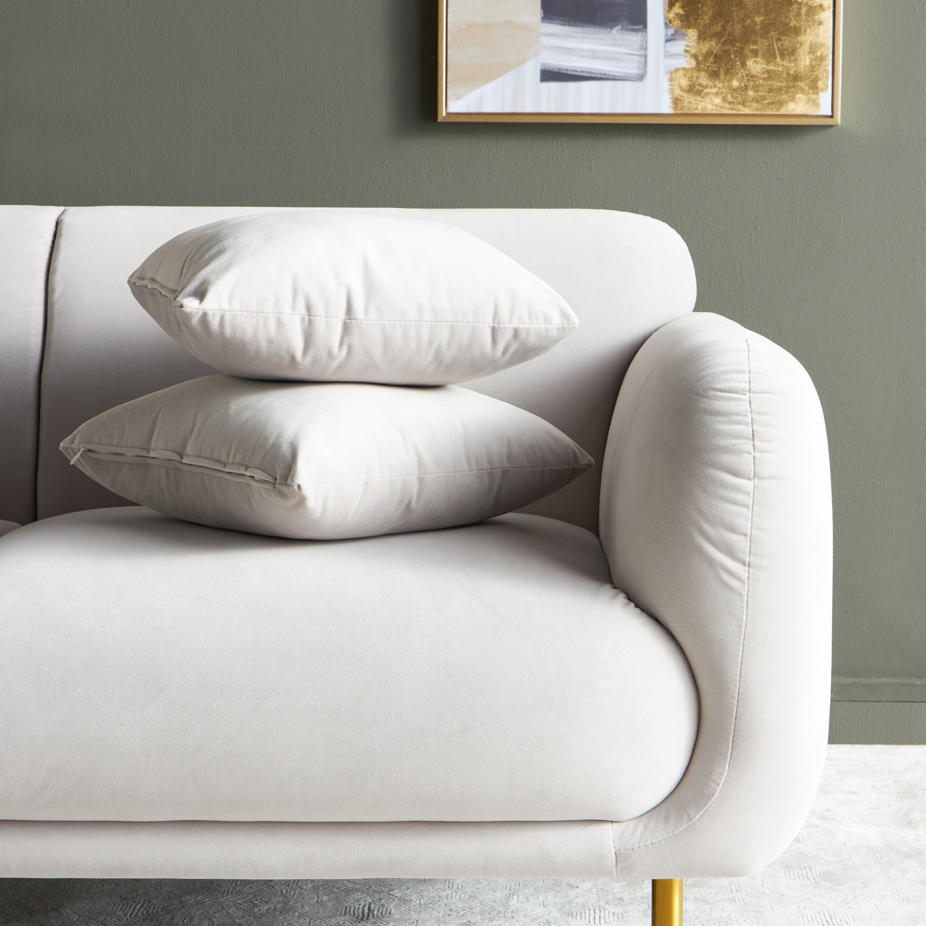 Velvet sofa pillows cheap
