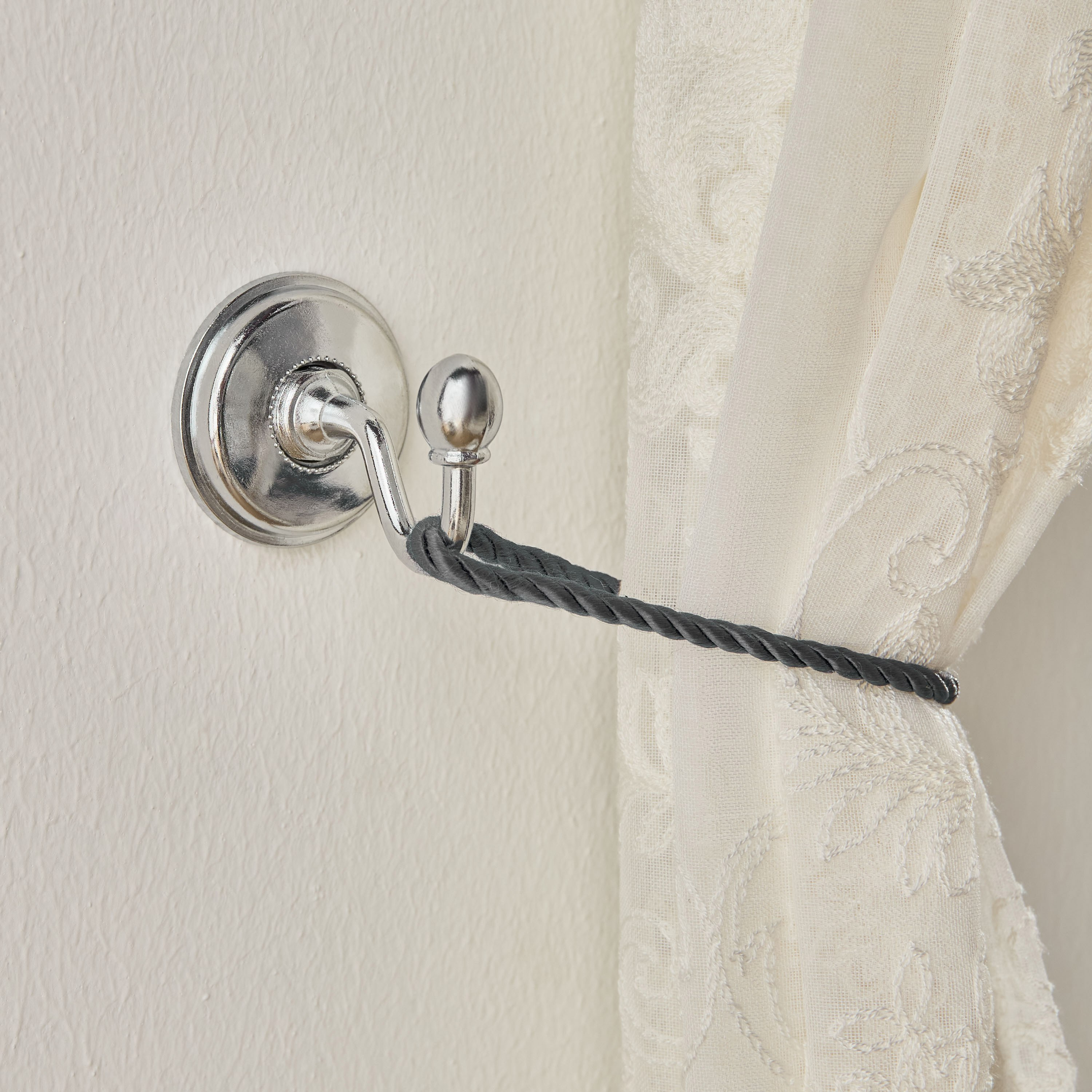 Hion 2-Piece Tieback Hook Set - 6 cm-household-windows-curtainrodsandaccessories-windowaccessories-image-1