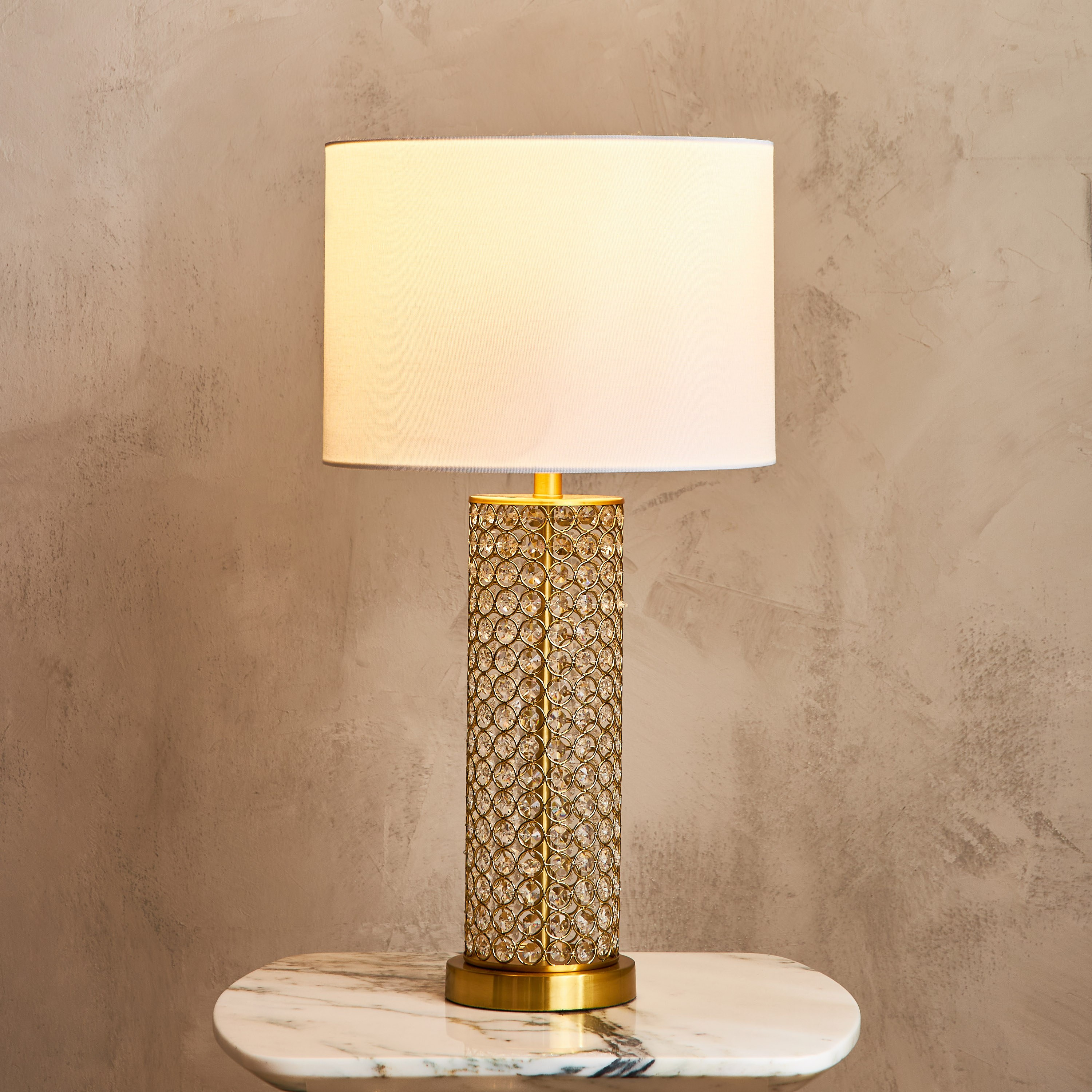 Crystal and gold 2024 table lamps