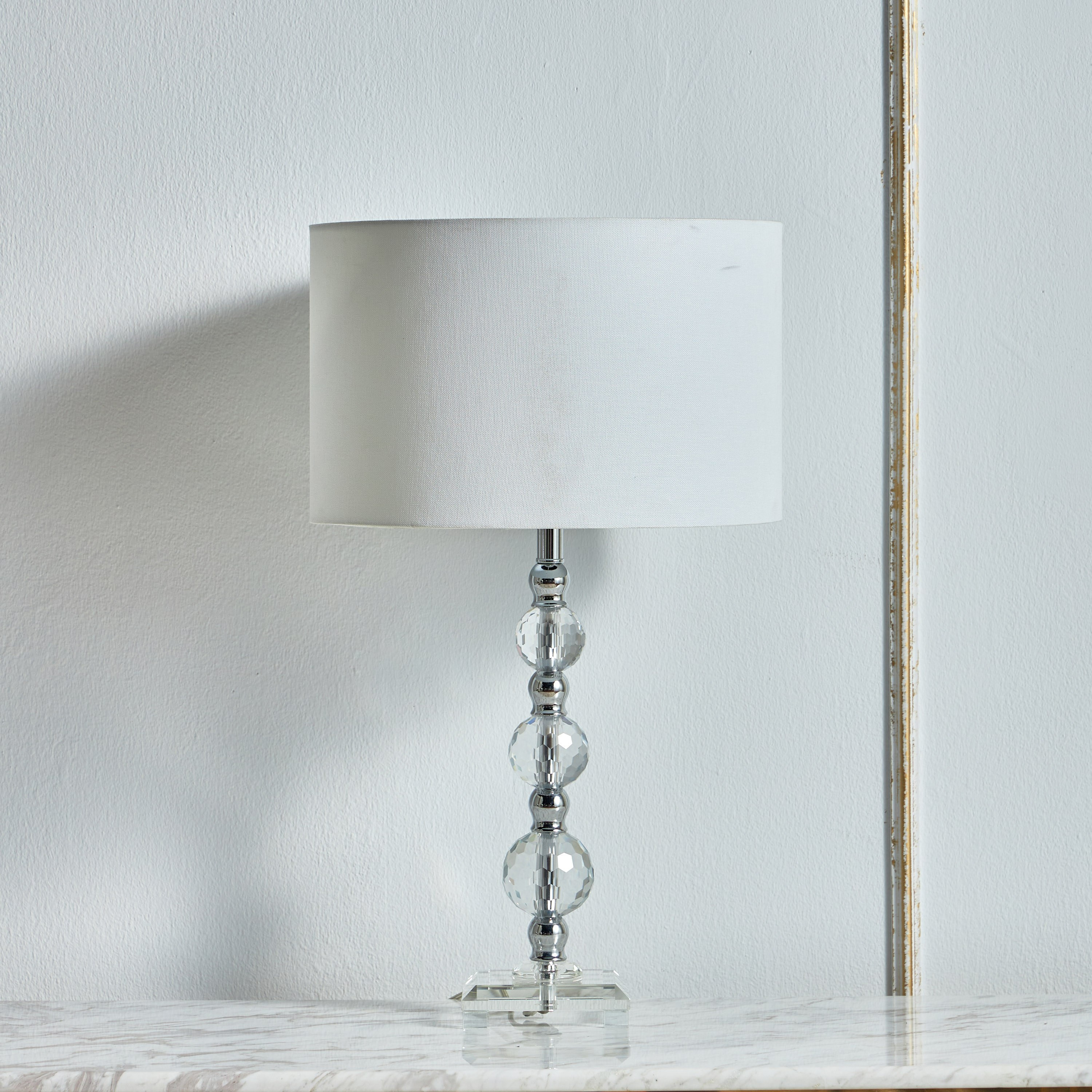 Glass crystal online table lamps