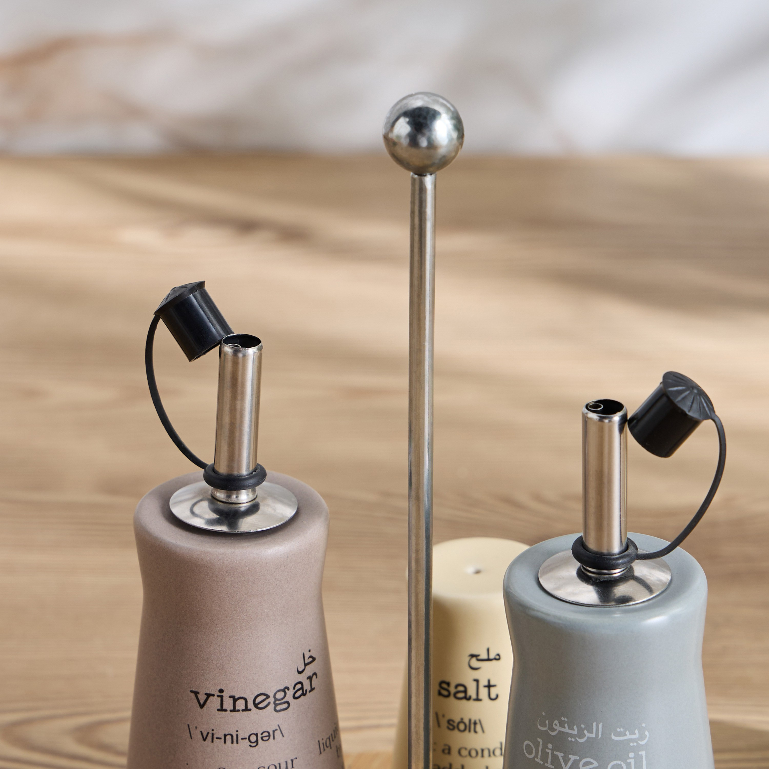Dishology 5-Piece Cruet Set-household-kitchen-foodstorage-oilandvinegar-image-3