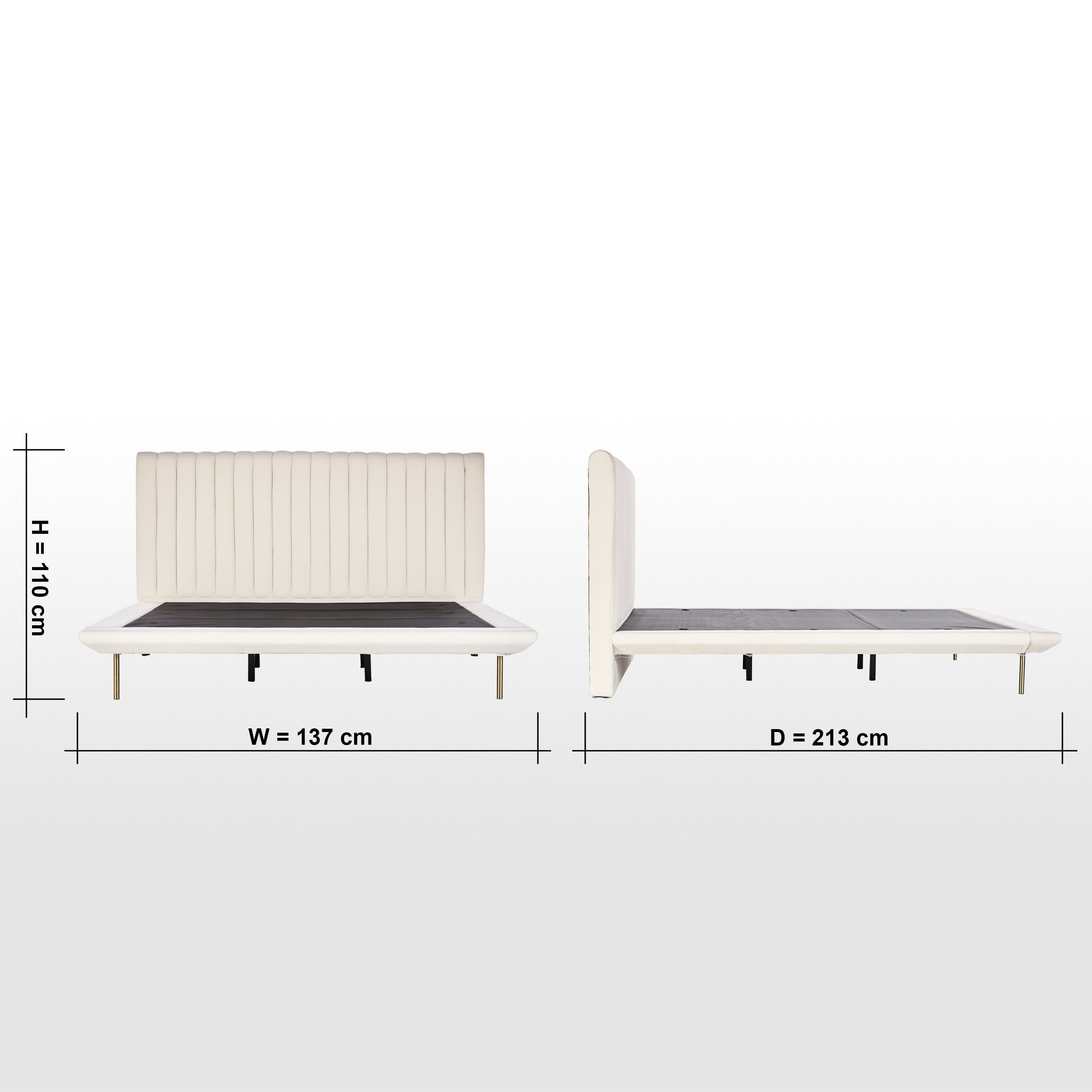 真作/草訂/旭日照波/桐共箱二重箱付/布袋屋掛軸HG-156 GLADSTAD - upholstered bed, 4 storage boxes, Kabusa light