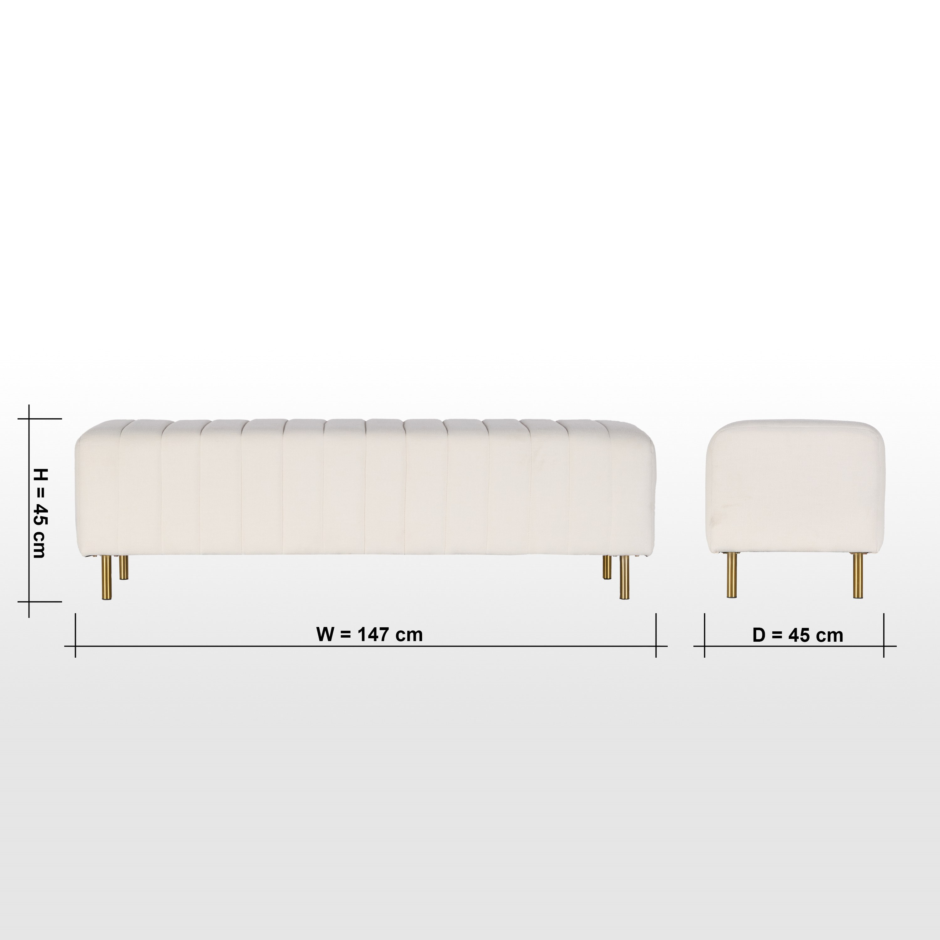 Maison Fabric Bench-furniture-bedroom-benches-image-6