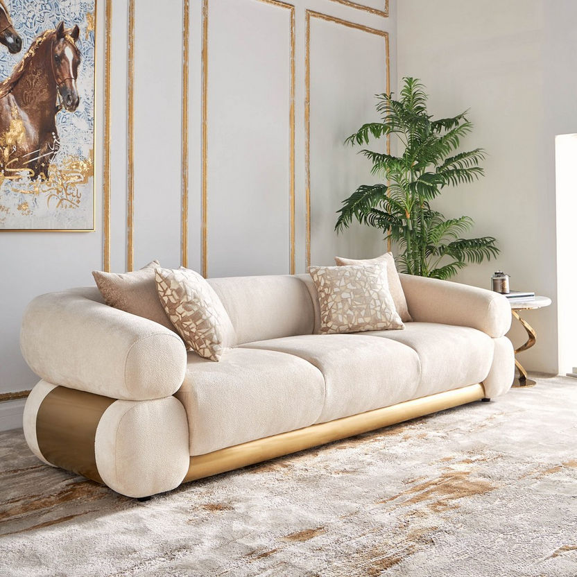Faris 3 Seater Velvet Sofa Online
