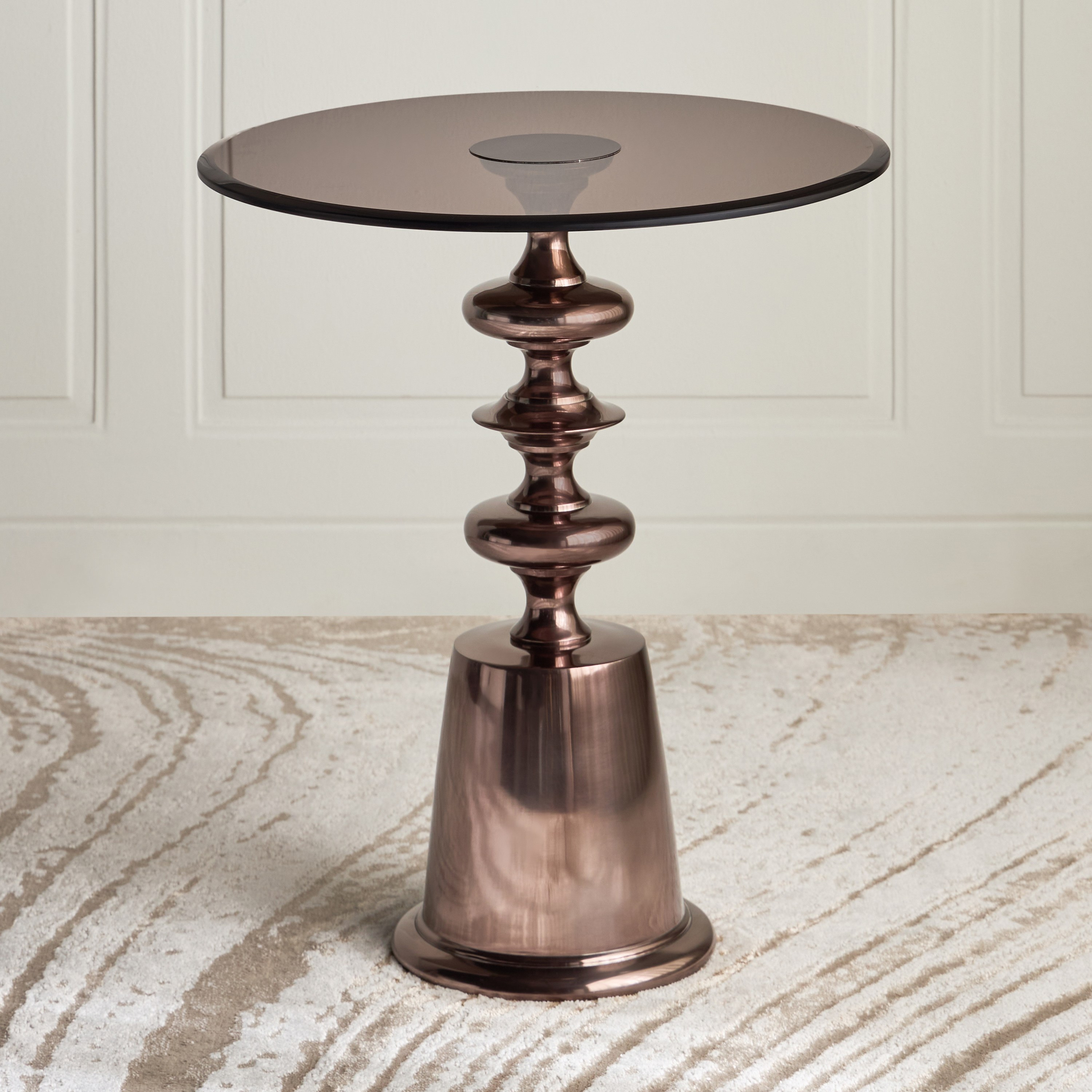 Shop Zadie Glass Top Side Table | Home Centre Kuwait
