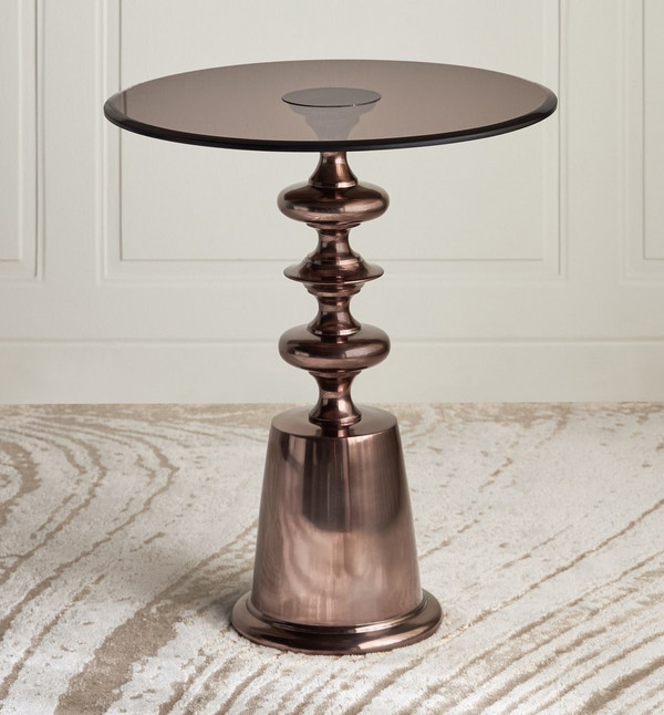 Glass Table Kuwait Shop Zadie Glass Top Side Table | Home Centre Kuwait