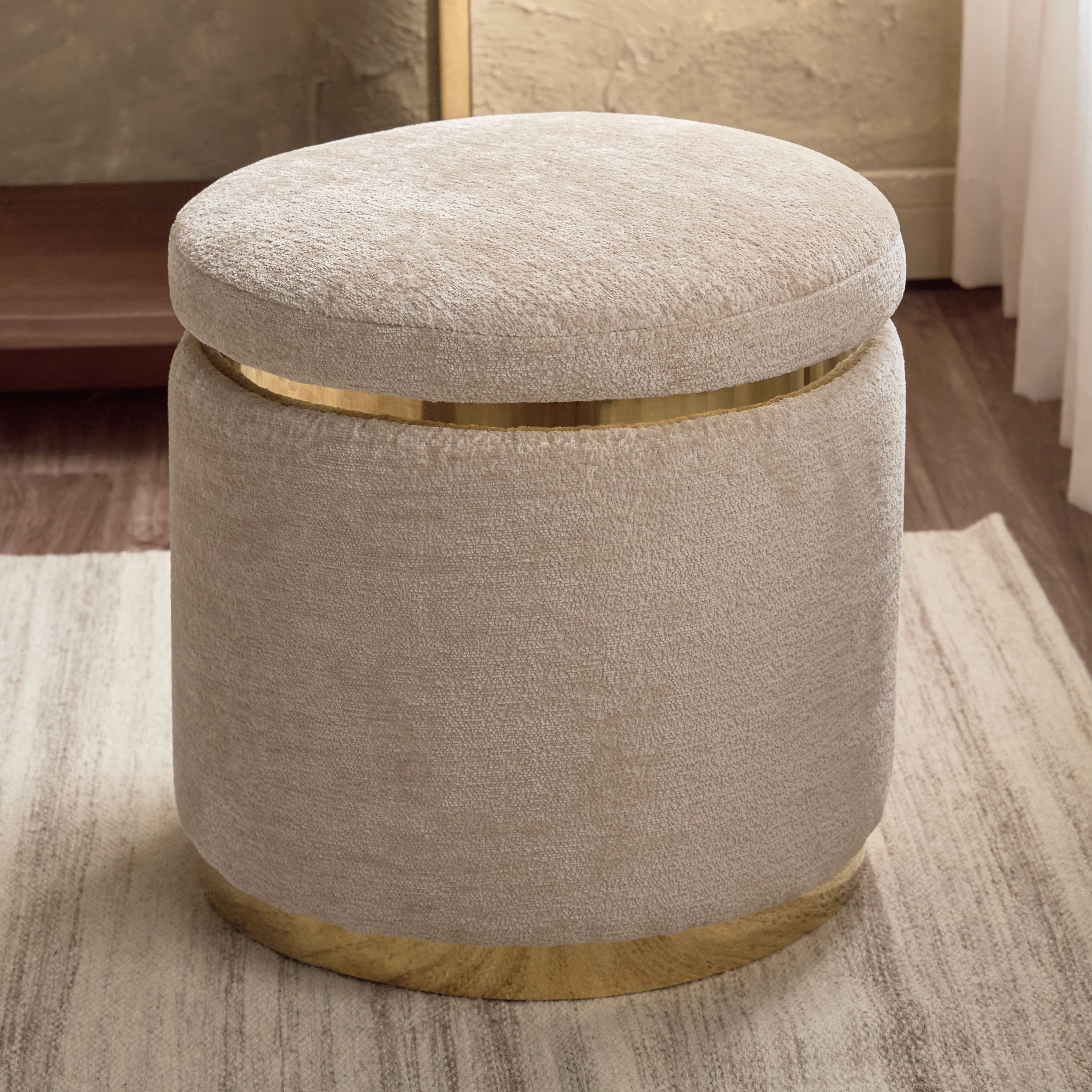 Elegance Fabric Ottoman-furniture-sofaandseating-ottomansbeanbagsandpoufs-image-1