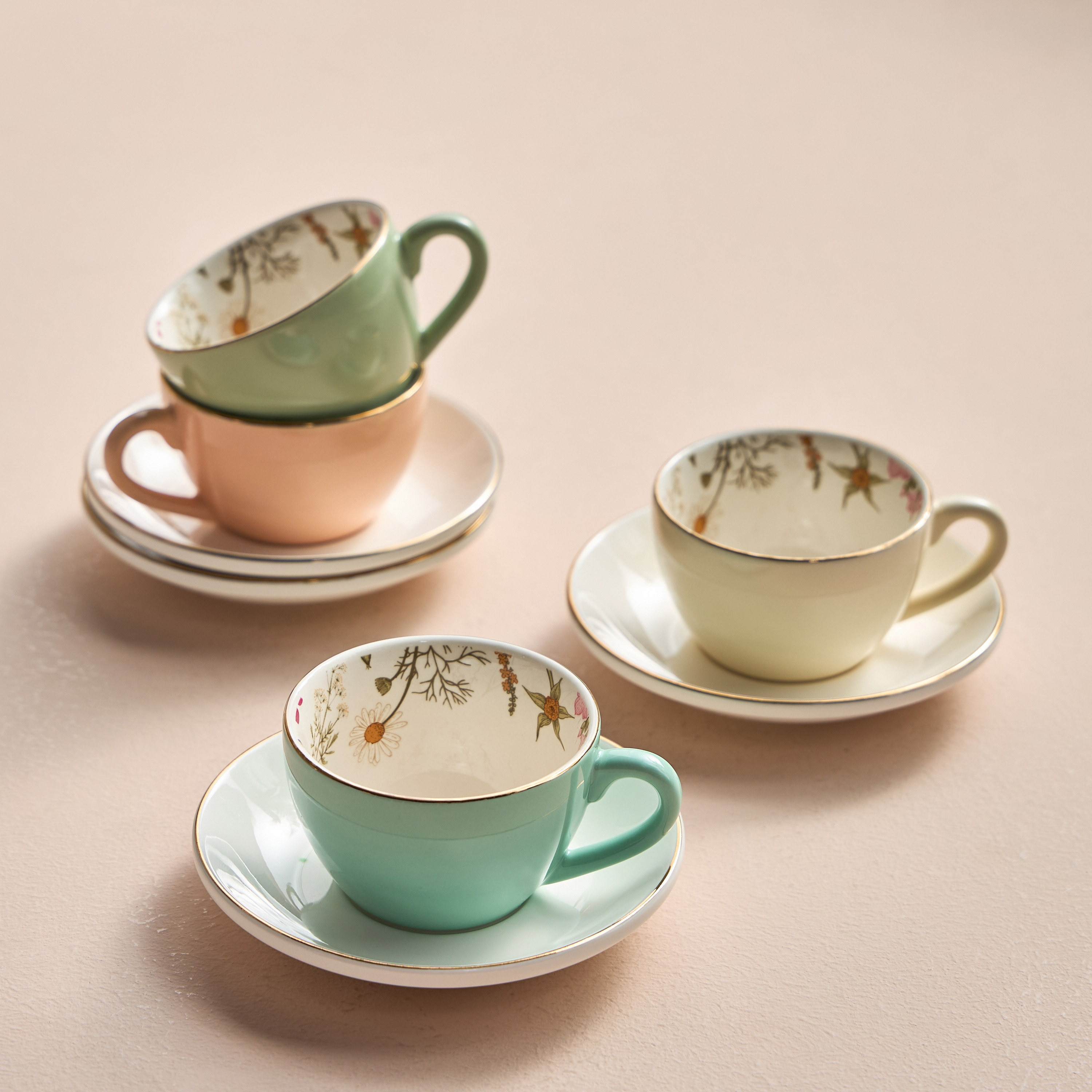Garden Boho 8-Piece Espresso Set - 90 ml, Serves 4