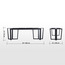 Vasto 10-Seater U-Shaped Modular Dining Table Leg-furniture-modular-modulardining-vasto-image-24