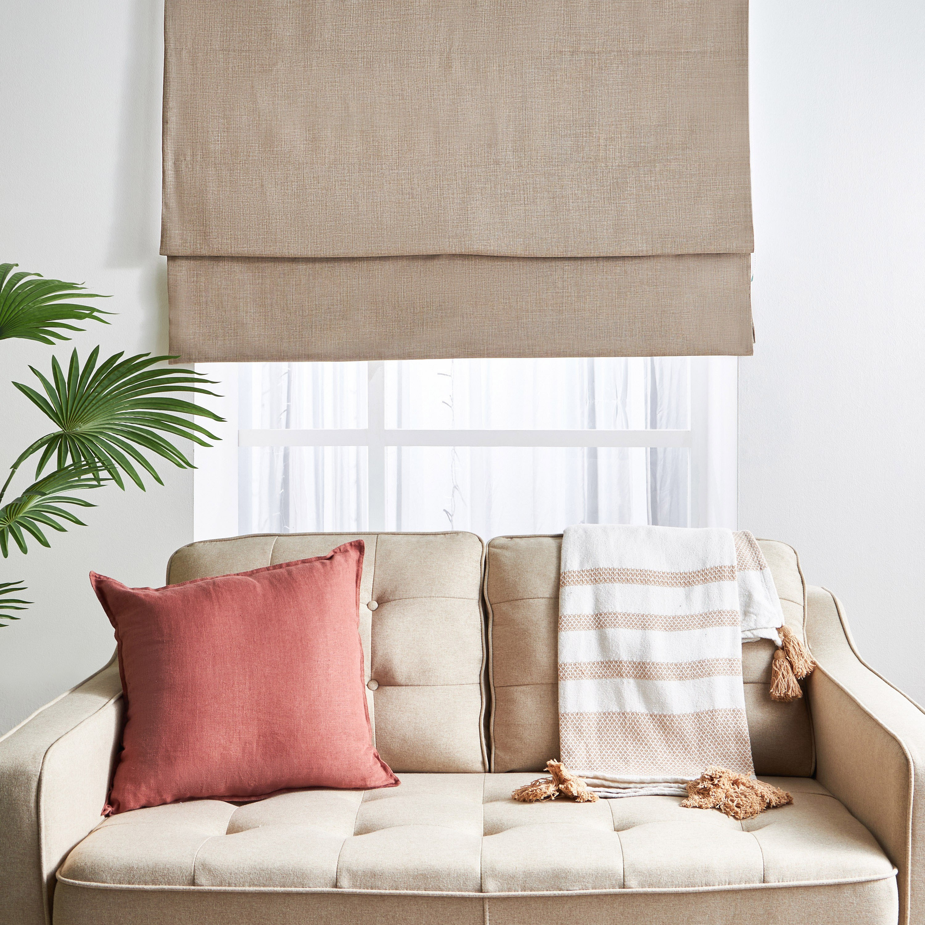 ستارة تعتيم رومانية - سيزين - 150x210 سم-household-windows-blinds-image-4