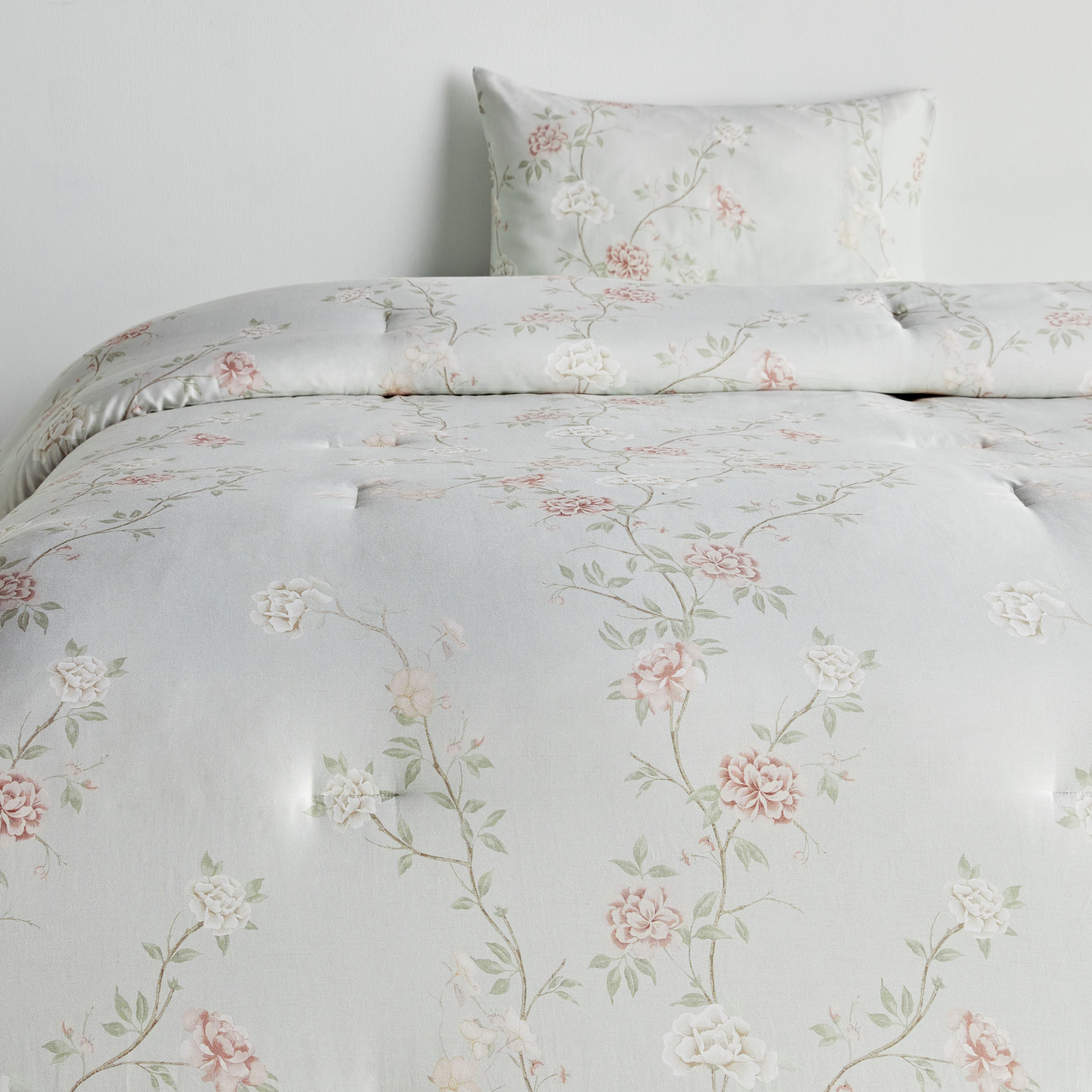 Jacinta Cotton Floral Print 200 Thread Count 2-Piece Full Comforter Set - 160x240 cm-household-bedding-comfortersandbedspreads-comforters-image-2