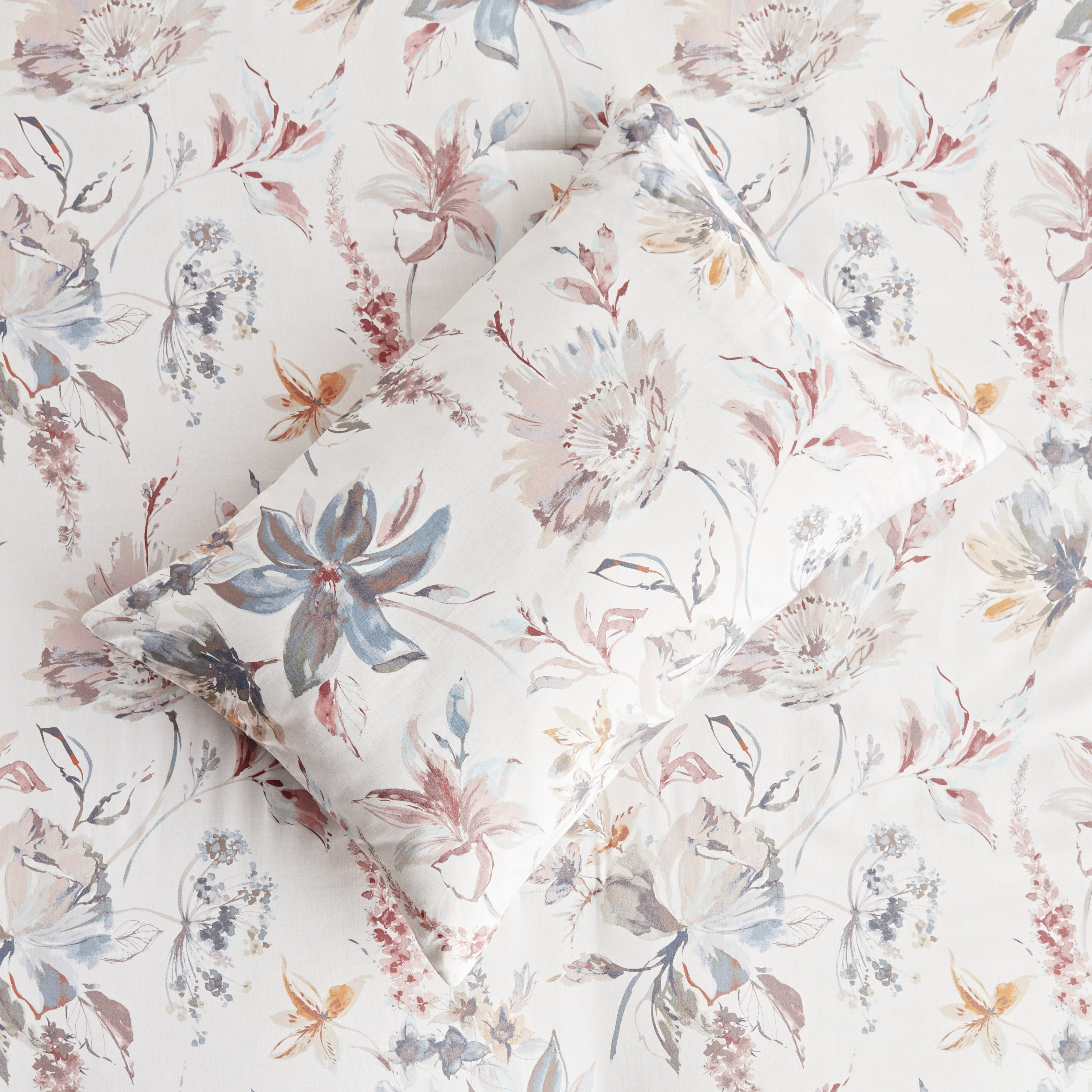 Terina Cotton Floral Print 200 Thread Count 2-Piece Full Comforter Set - 160x240 cm-household-bedding-comfortersandbedspreads-comforters-image-3