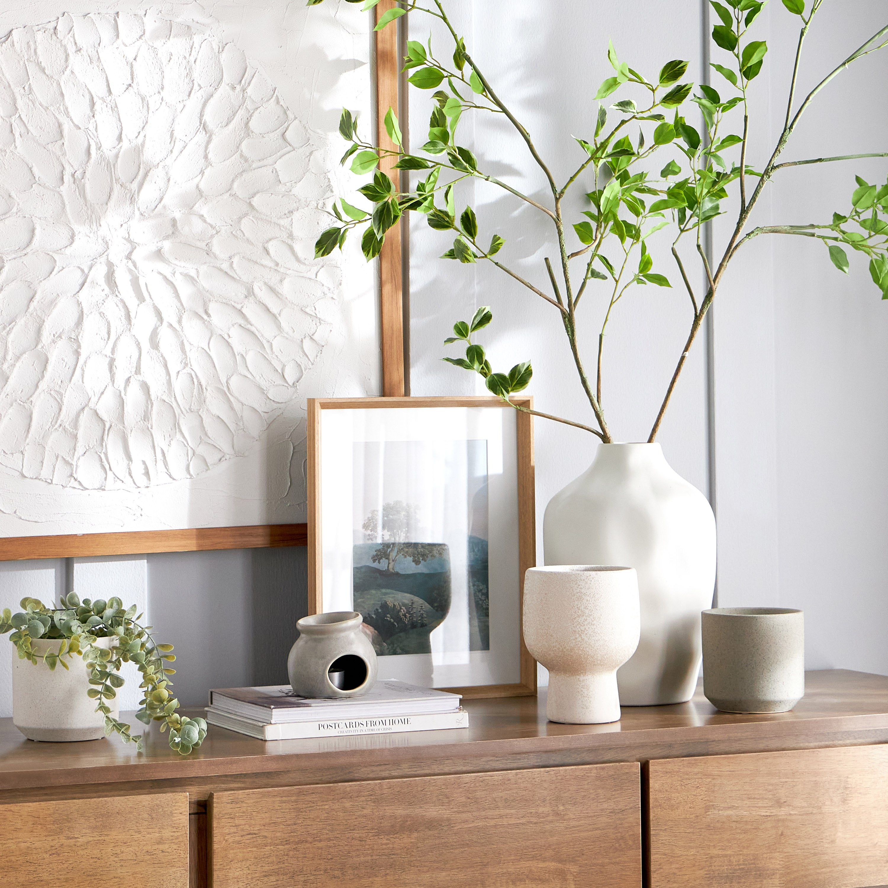 Stucco Ceramic Planter - 14 cm-household-gardenandoutdoor-potsandplanters-planters-image-4
