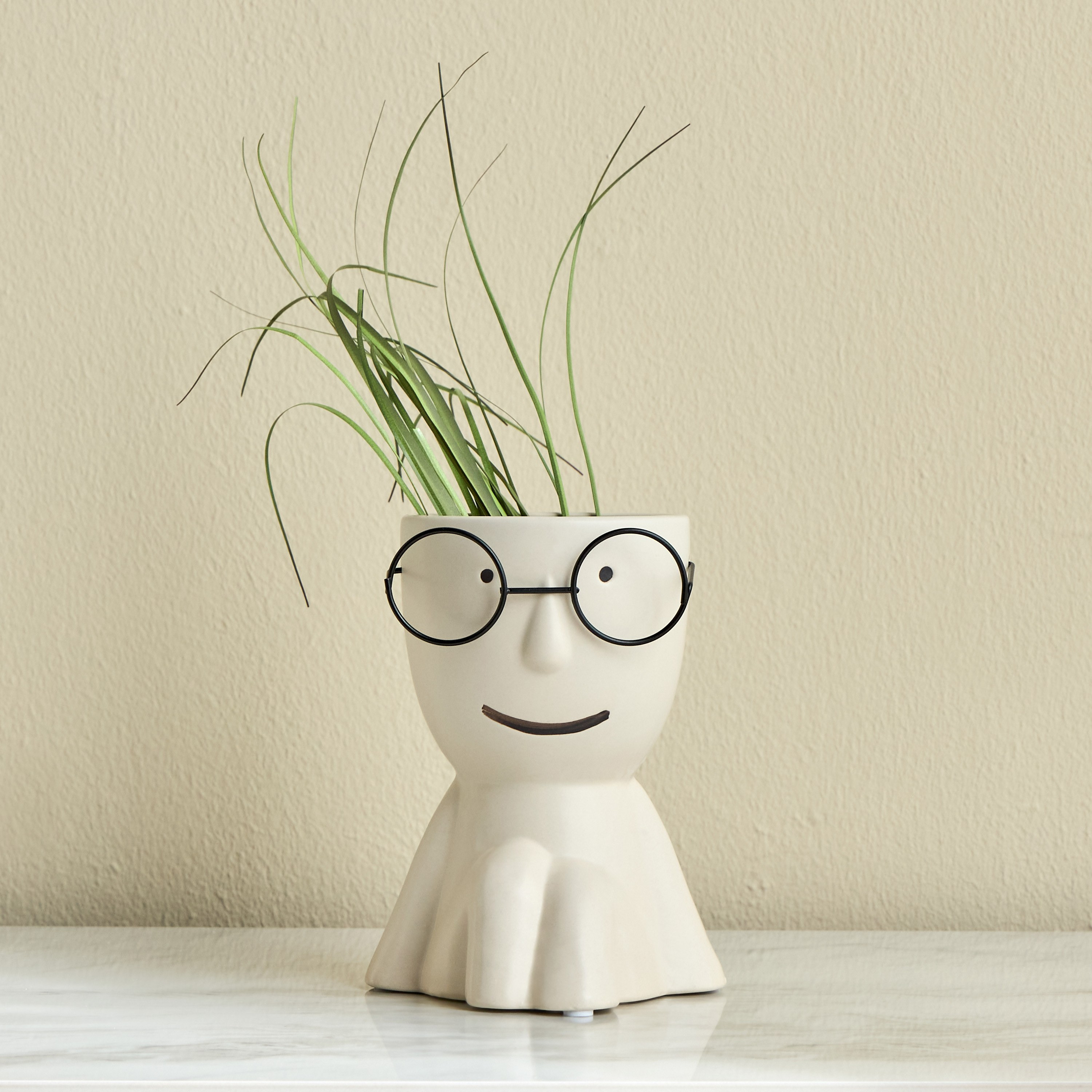 Harry Perch Speckled Ceramic Planter - 16 cm-household-gardenandoutdoor-potsandplanters-planters-image-1