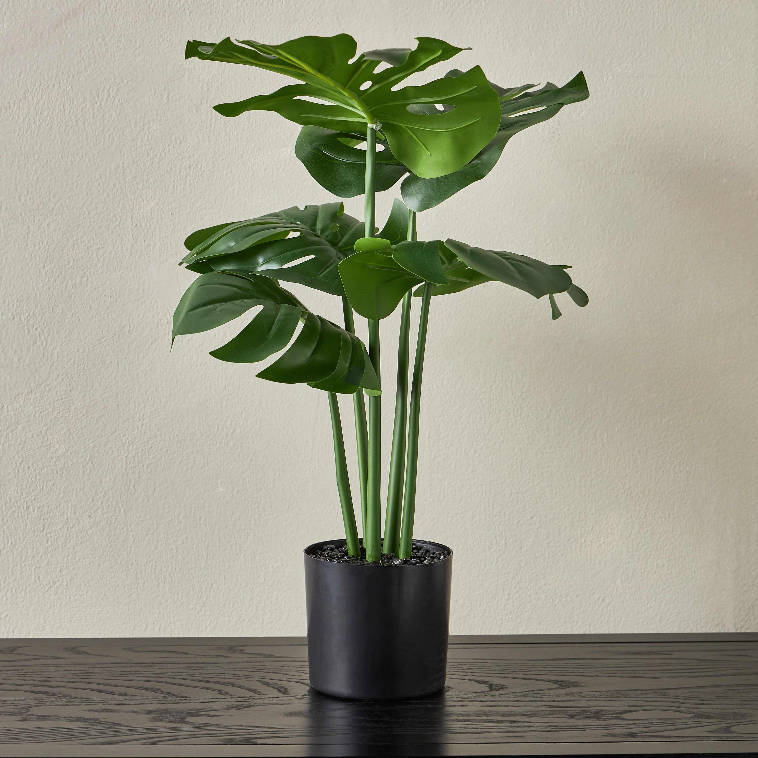 Stark Monstera Plant with Pot - 30 cm-household-gardenandoutdoor-artificialplants-pottedplants-image-1