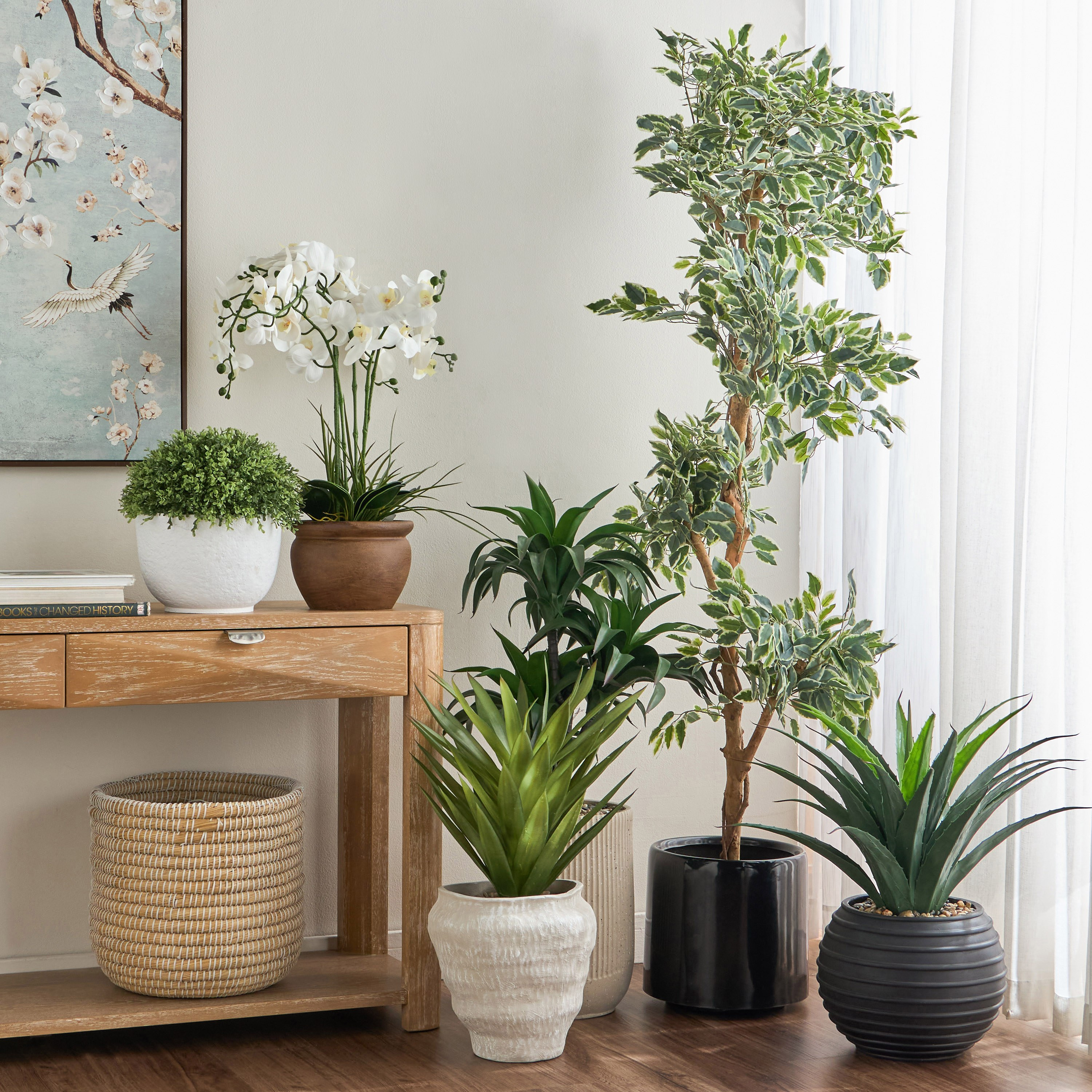 Sierra Orchid in Pot - 53 cm-household-gardenandoutdoor-artificialflowersandplants-flowers-image-4