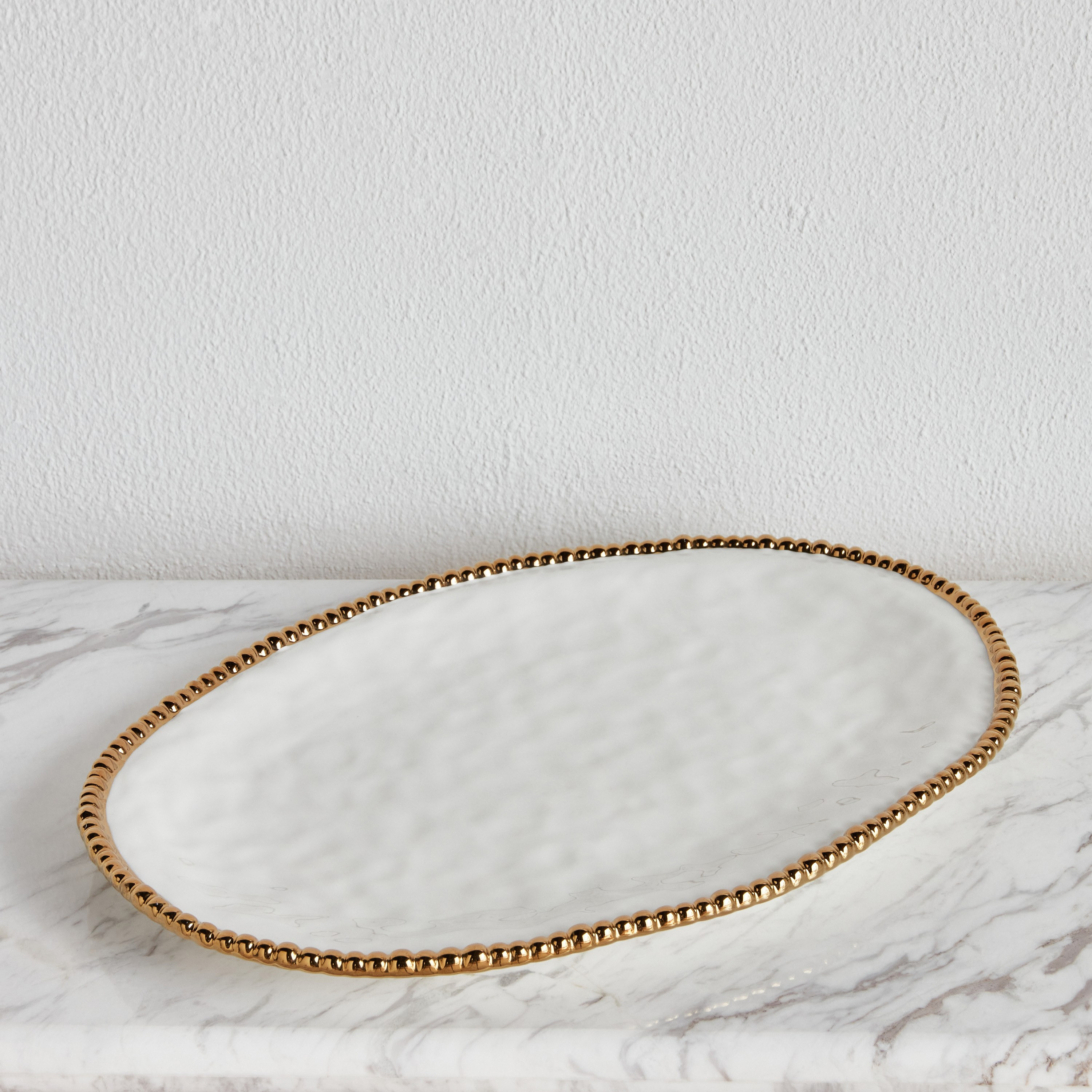 Semazen Ceramic Decorative Platter - 33x48 cm-household-decor-boxesandtrays-image-1