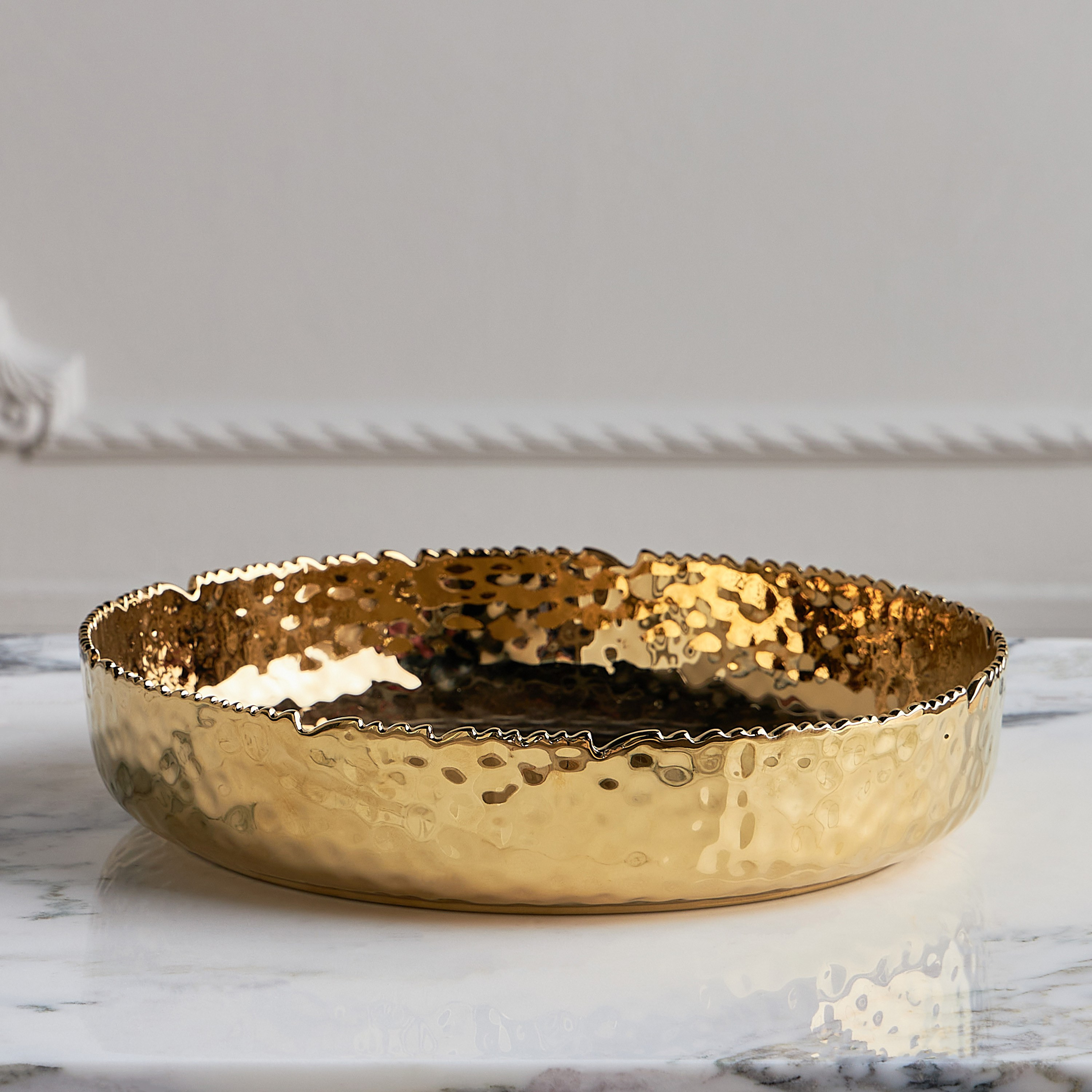 Semazen Porcelain Decorative Bowl - 36 cm-household-decor-vasesandbowls-image-1