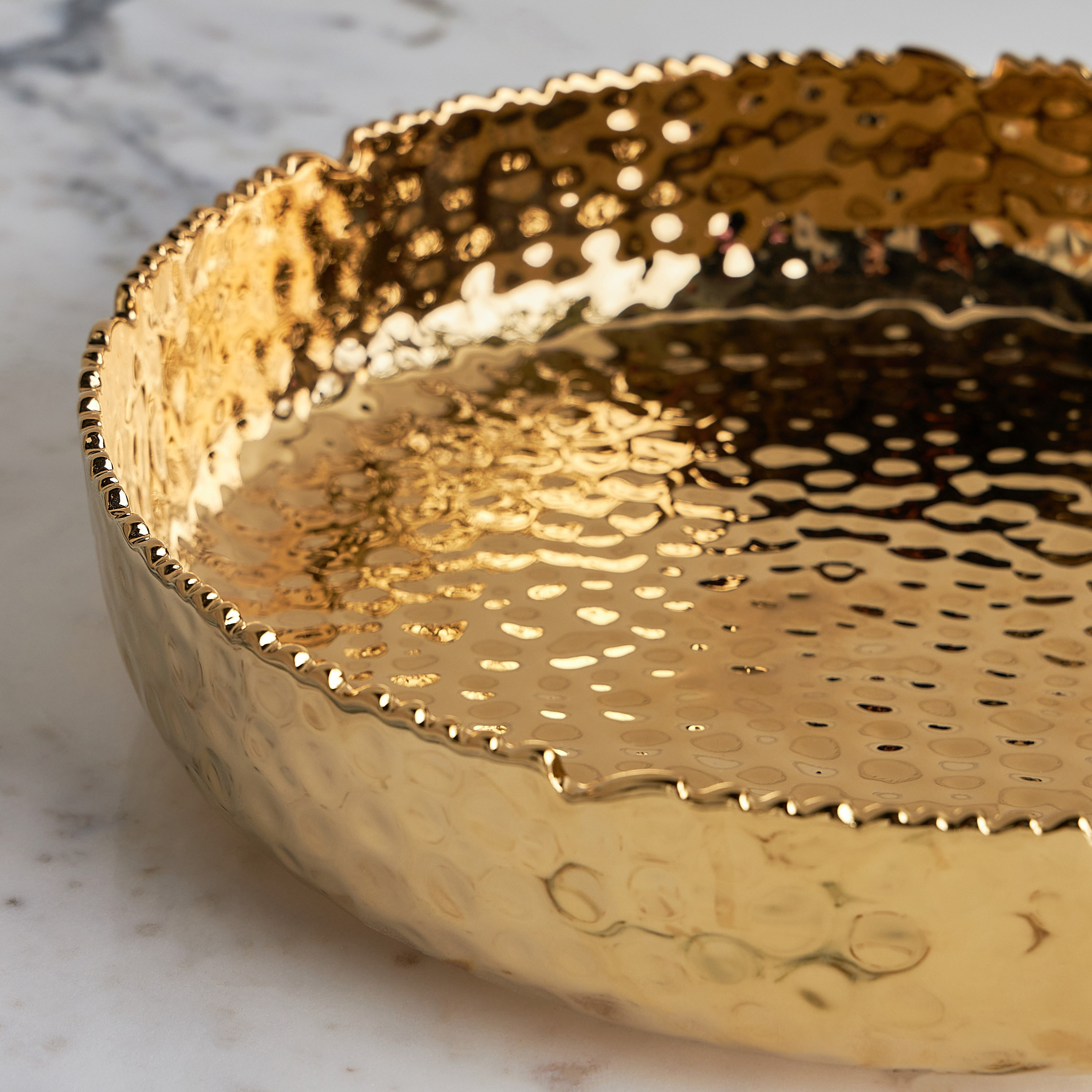 Semazen Porcelain Decorative Bowl - 36 cm-household-decor-vasesandbowls-image-3