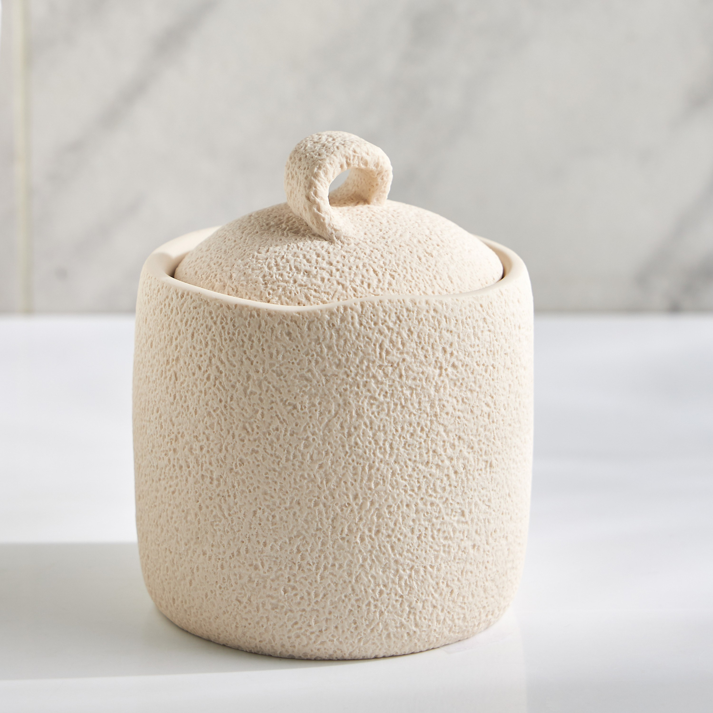 Pebble Cotton Jar-household-bathandlaundry-bathaccessories-tissueboxesandcottonjars-image-1