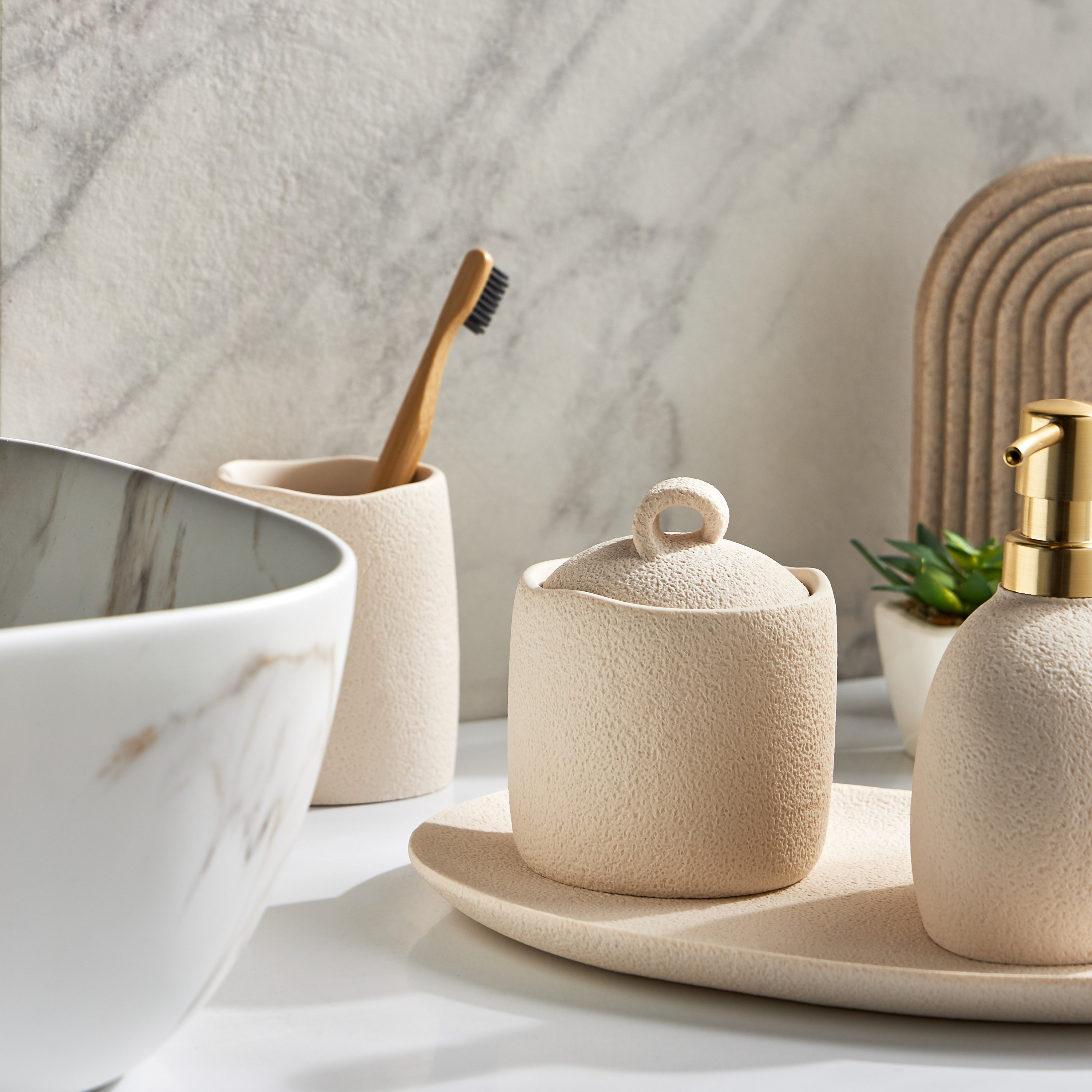 Pebble Cotton Jar-household-bathandlaundry-bathaccessories-tissueboxesandcottonjars-image-4