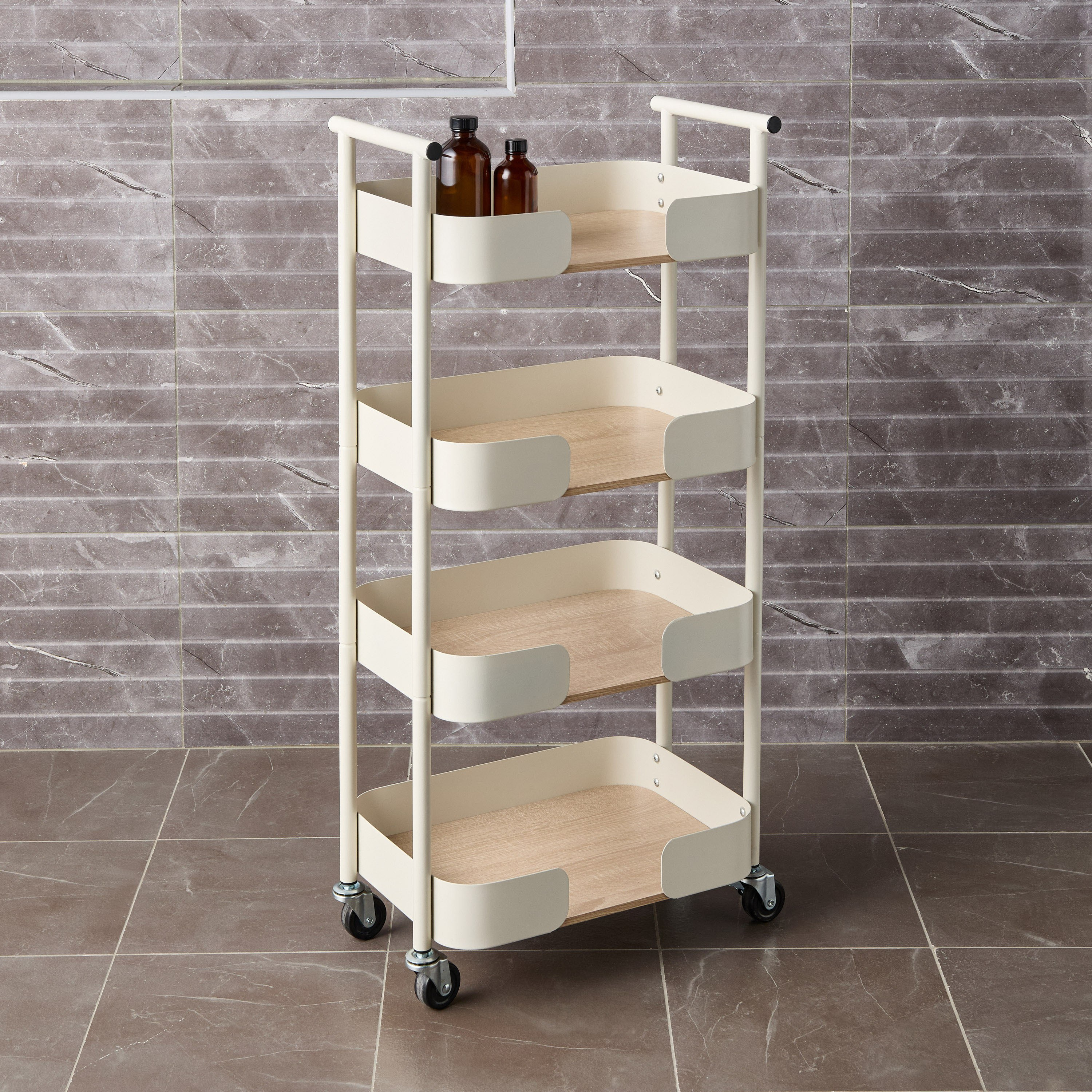 Claudia 4-Tier Storage Trolley-household-storage-storagesolutions-drawercabinets-image-2