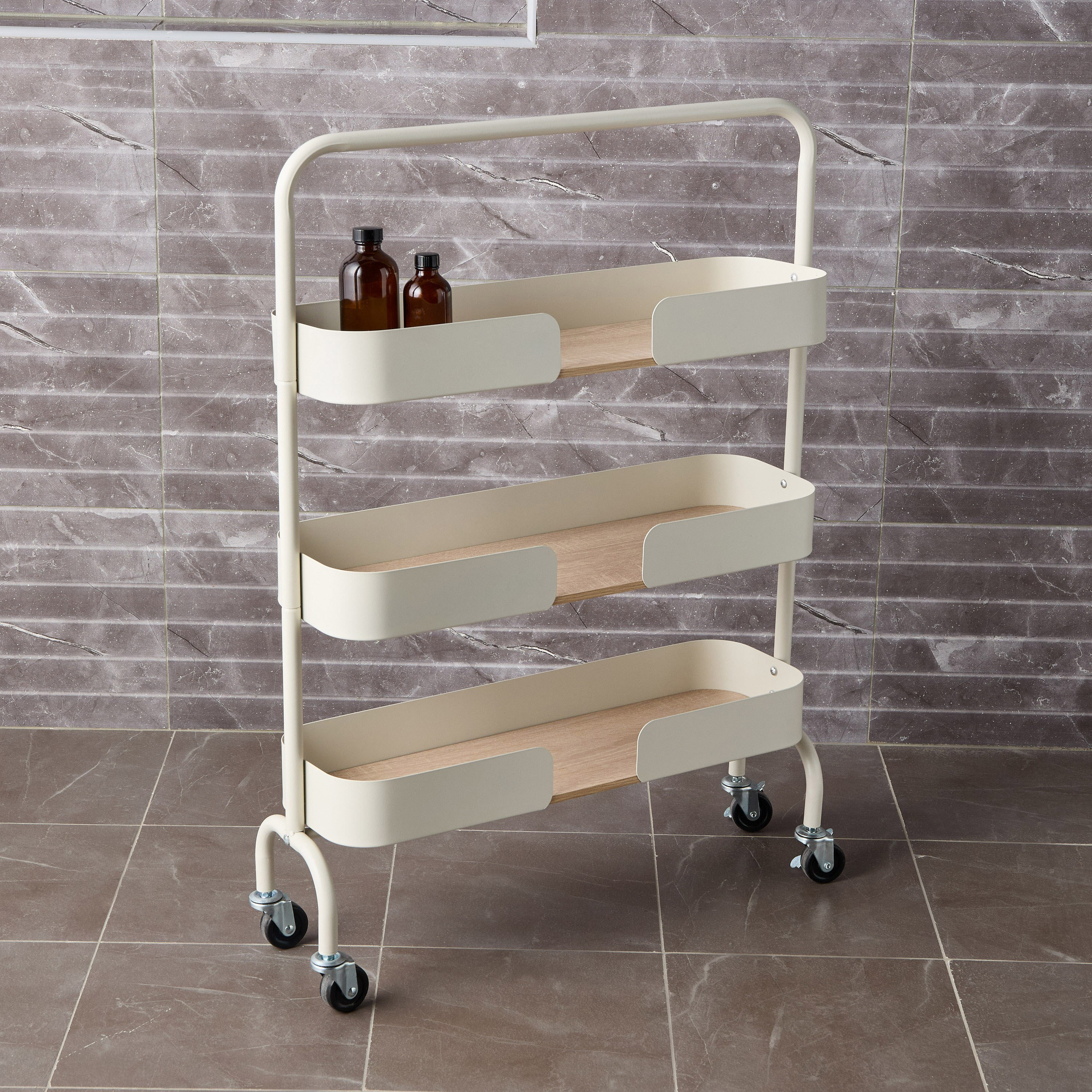 Claudia 3-Tier Storage Trolley-household-storage-storagesolutions-drawercabinets-image-2