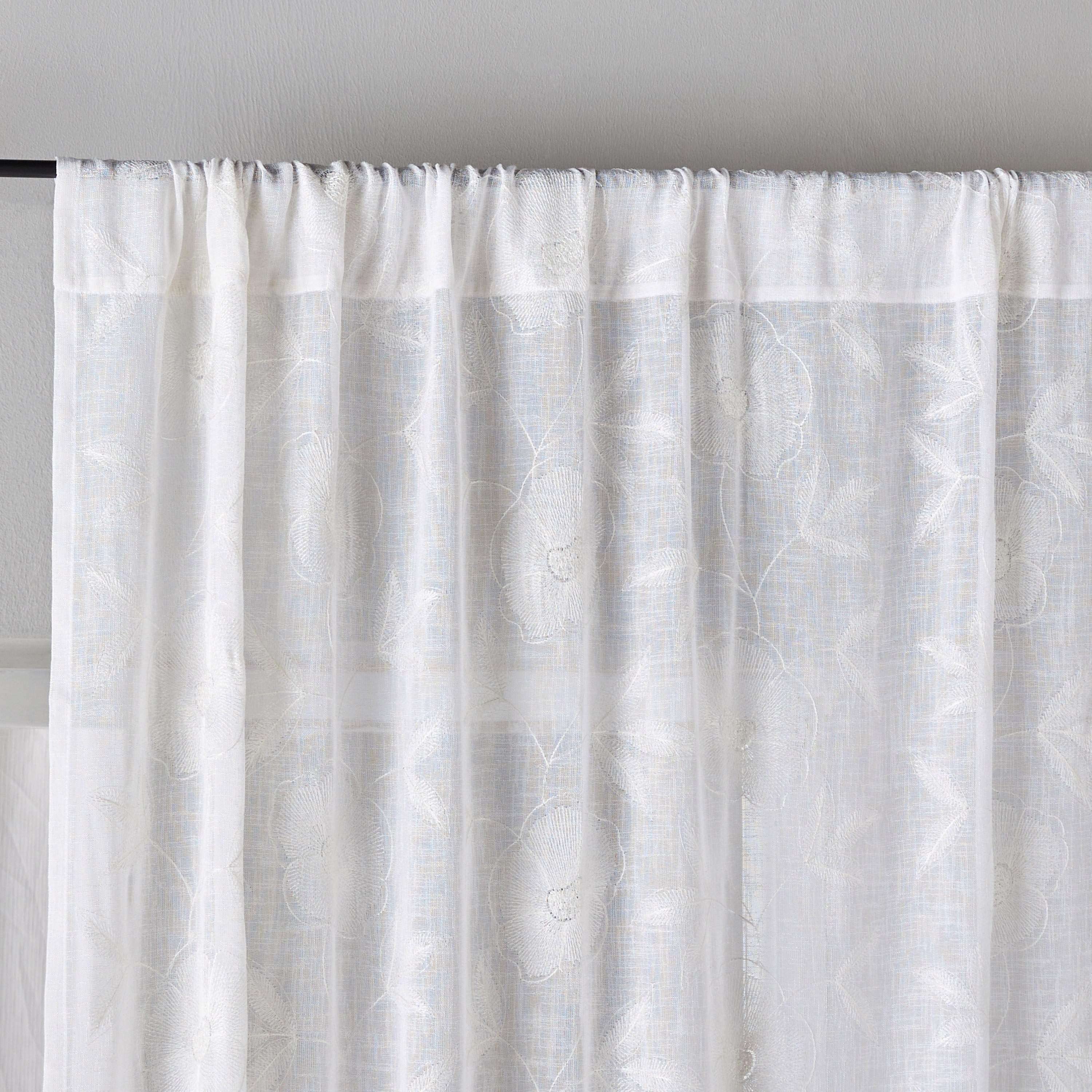 ستارة شفافة - هني كومب - 130x300 سم-household-windows-curtains-image-2