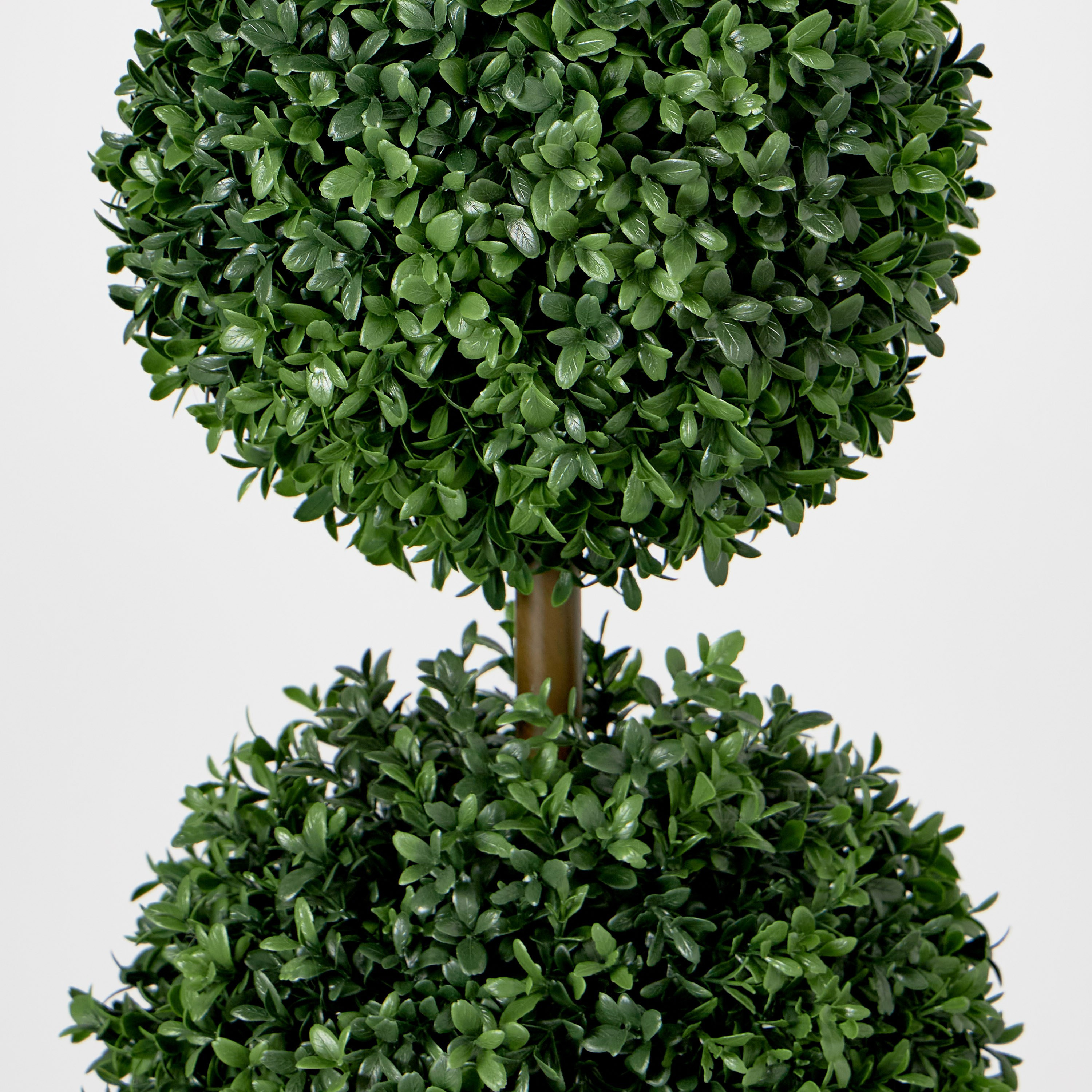 Topiary Triple Boxwood Plant in Pot - 106 cm-household-gardenandoutdoor-artificialplants-pottedplants-image-2
