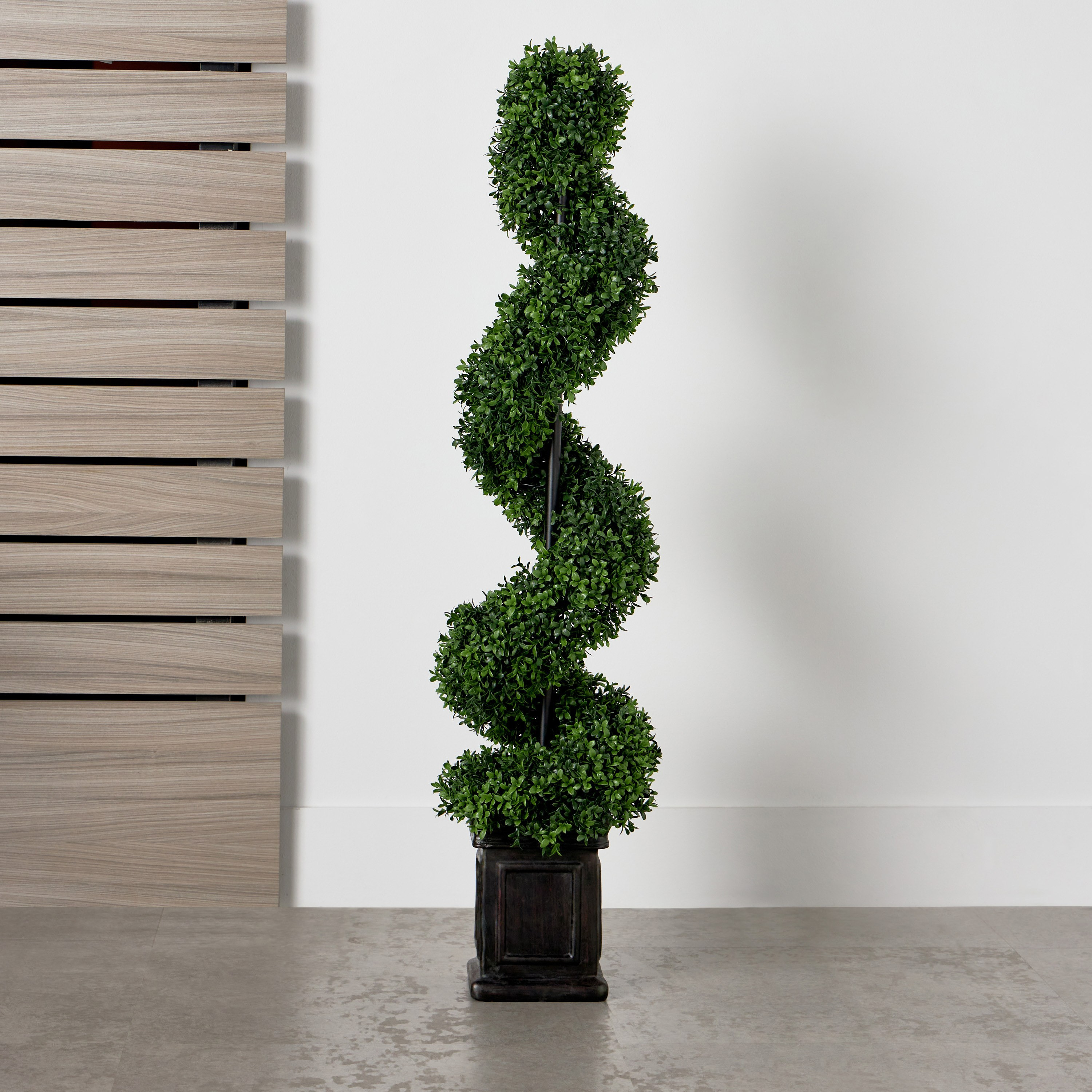 نبات خشب البقس حلزونيّ في إناء - توبياري - 126 سم-household-gardenandoutdoor-artificialplants-pottedplants-image-1