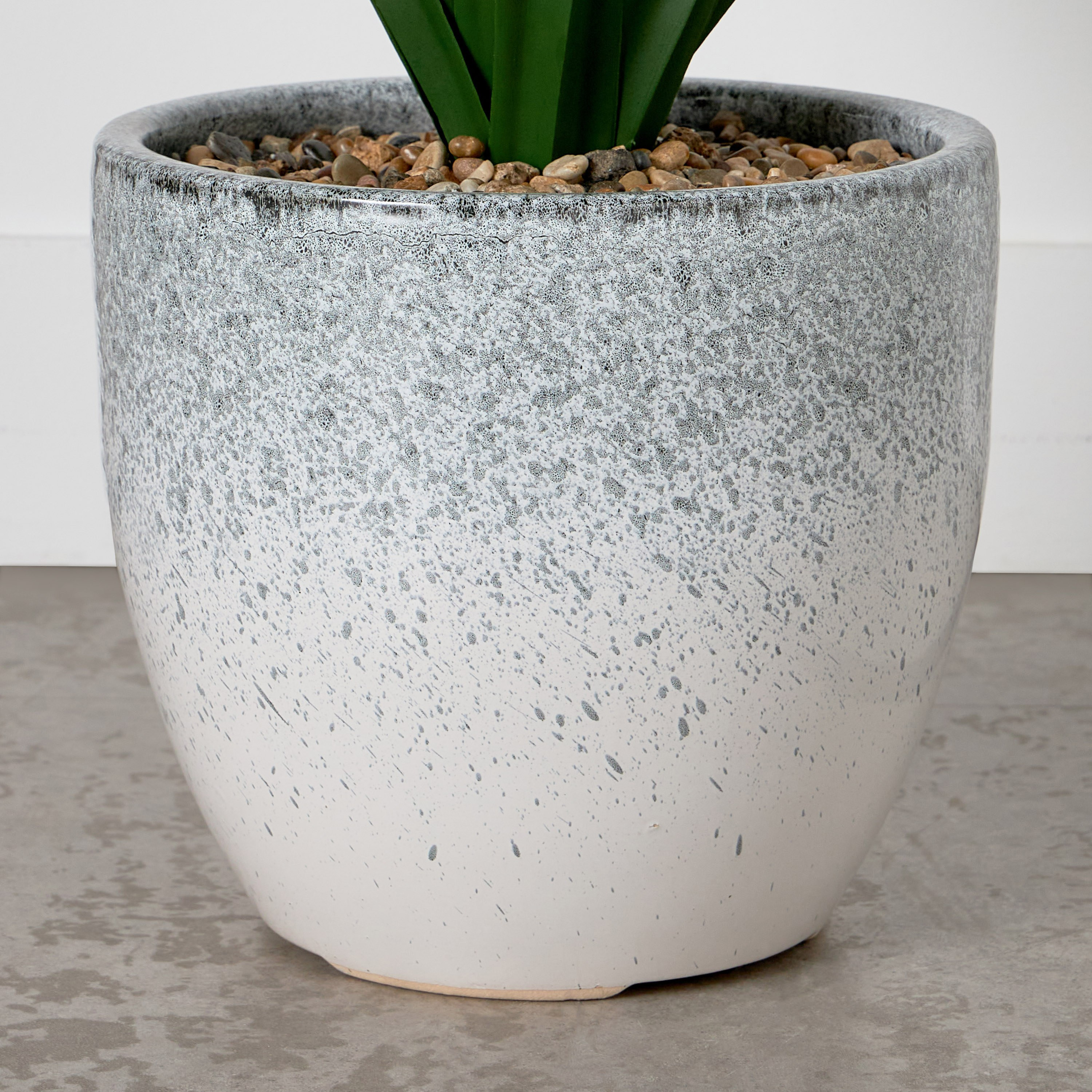 Grande Ambre Agave Plant in Ceramic Pot - 100 cm-household-gardenandoutdoor-artificialplants-pottedplants-image-2