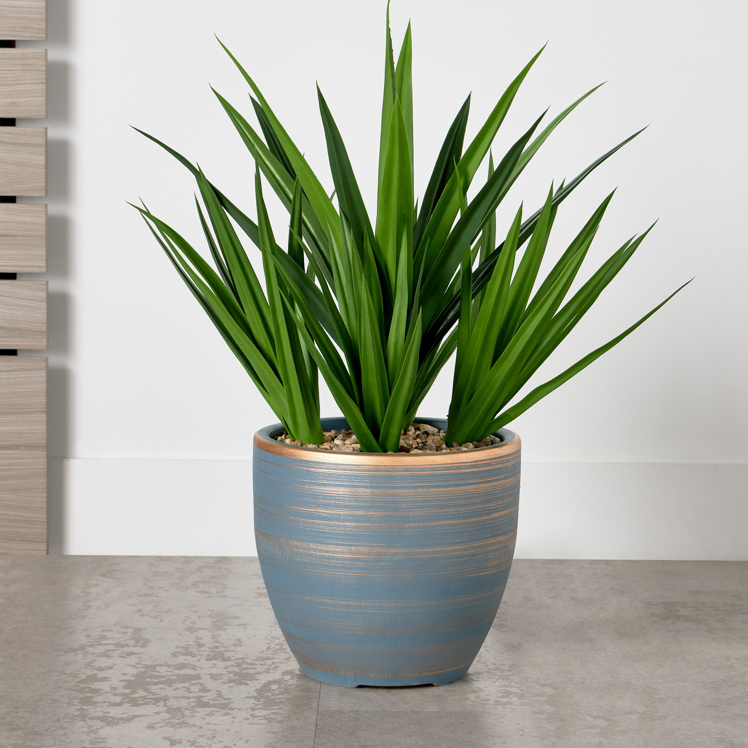 Grande Goldkist Agave Plant in Ceramic Pot - 82 cm-household-gardenandoutdoor-artificialplants-pottedplants-image-1