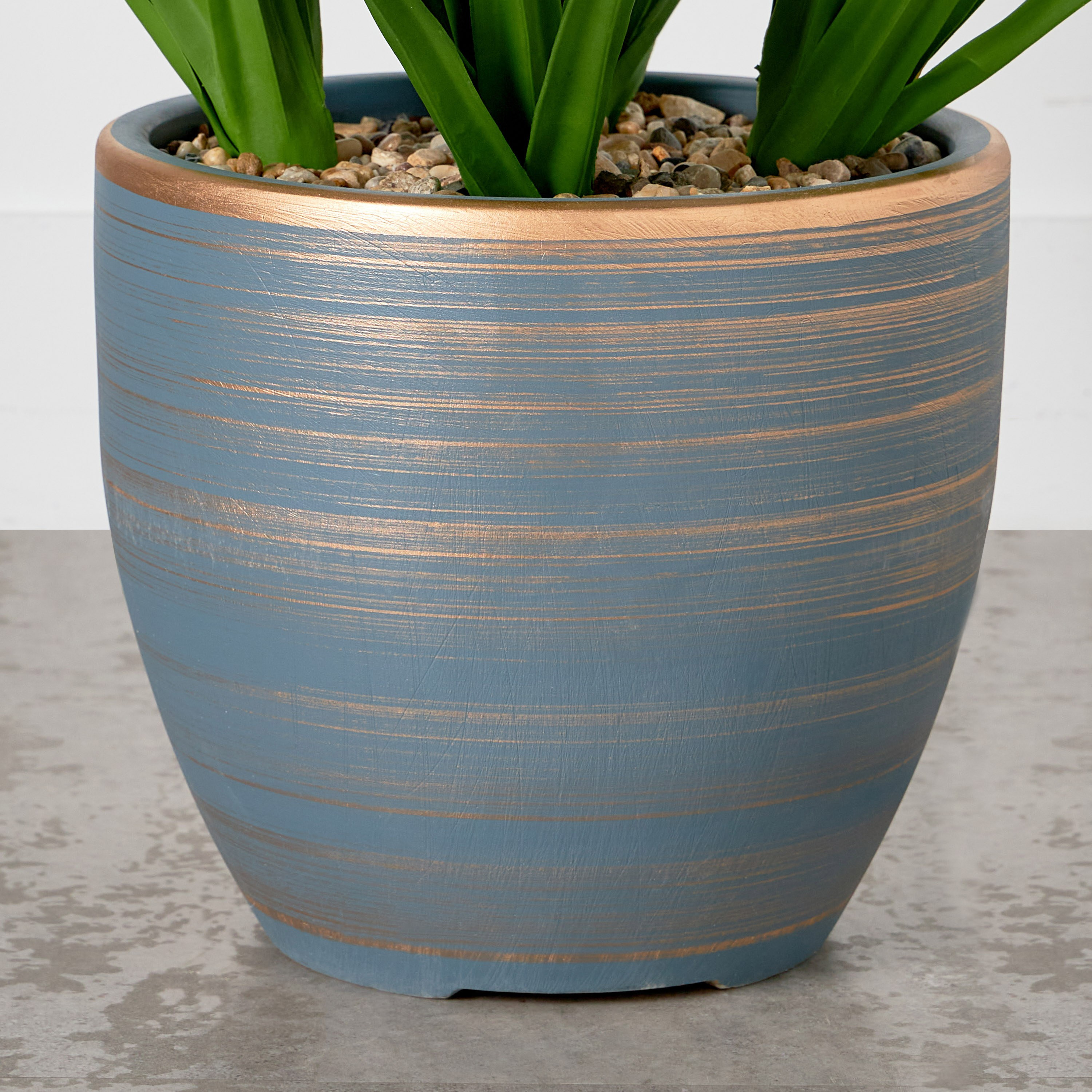 Grande Goldkist Agave Plant in Ceramic Pot - 82 cm-household-gardenandoutdoor-artificialplants-pottedplants-image-2