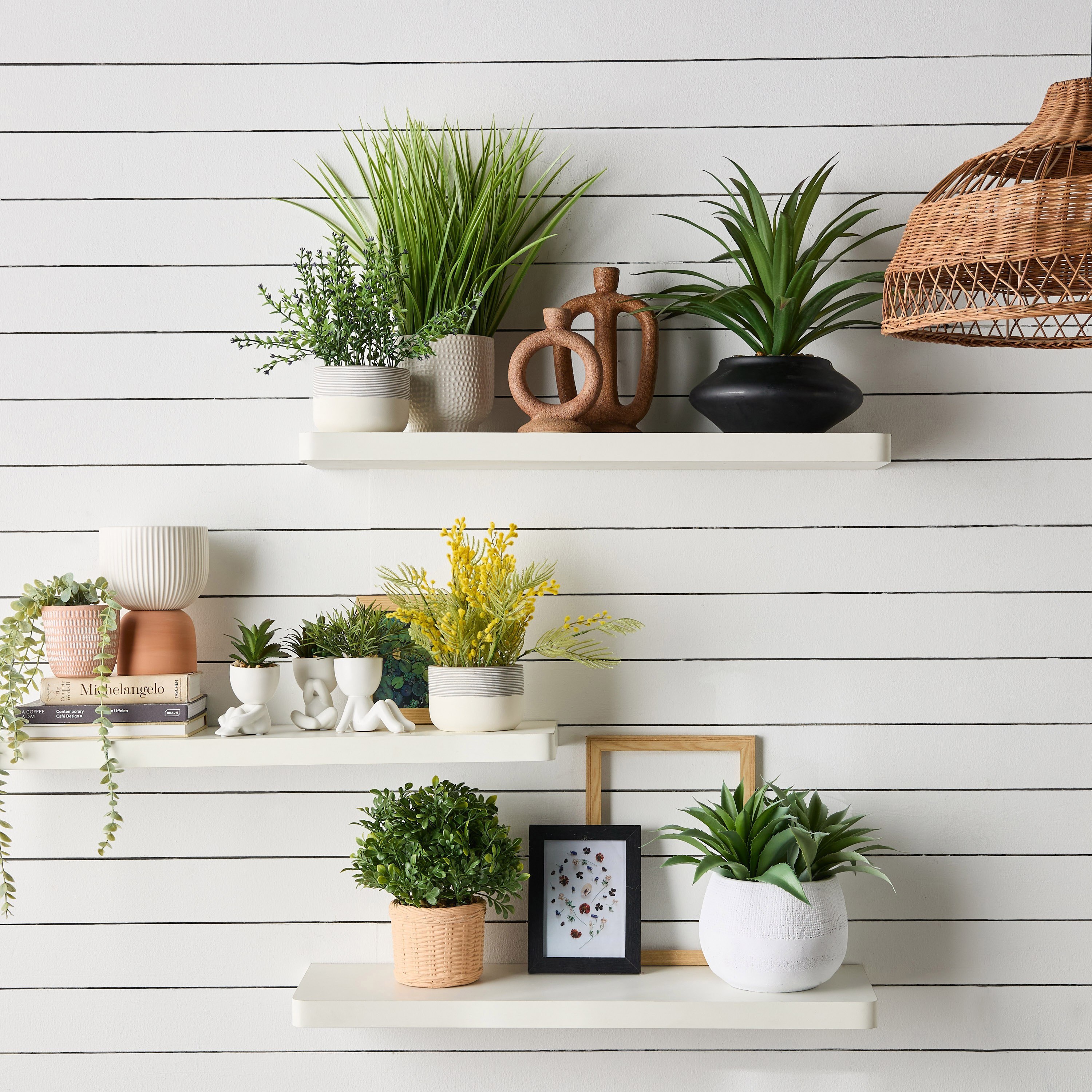 Roald Pandan Palm Plant in Ceramic Pot - 35 cm-household-gardenandoutdoor-artificialplants-pottedplants-image-3
