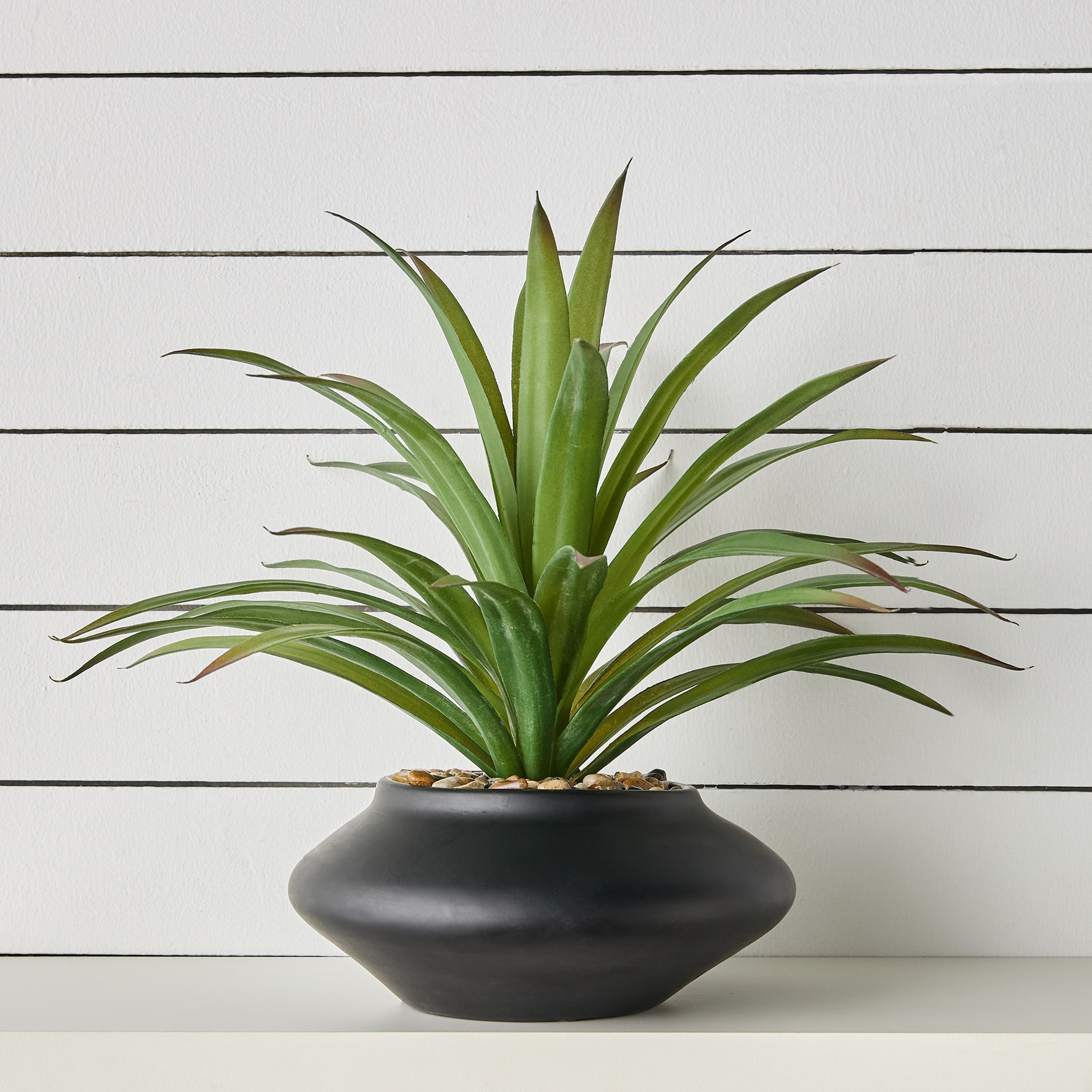 Roald Pandan Palm Plant in Ceramic Pot - 35 cm-household-gardenandoutdoor-artificialplants-pottedplants-image-1