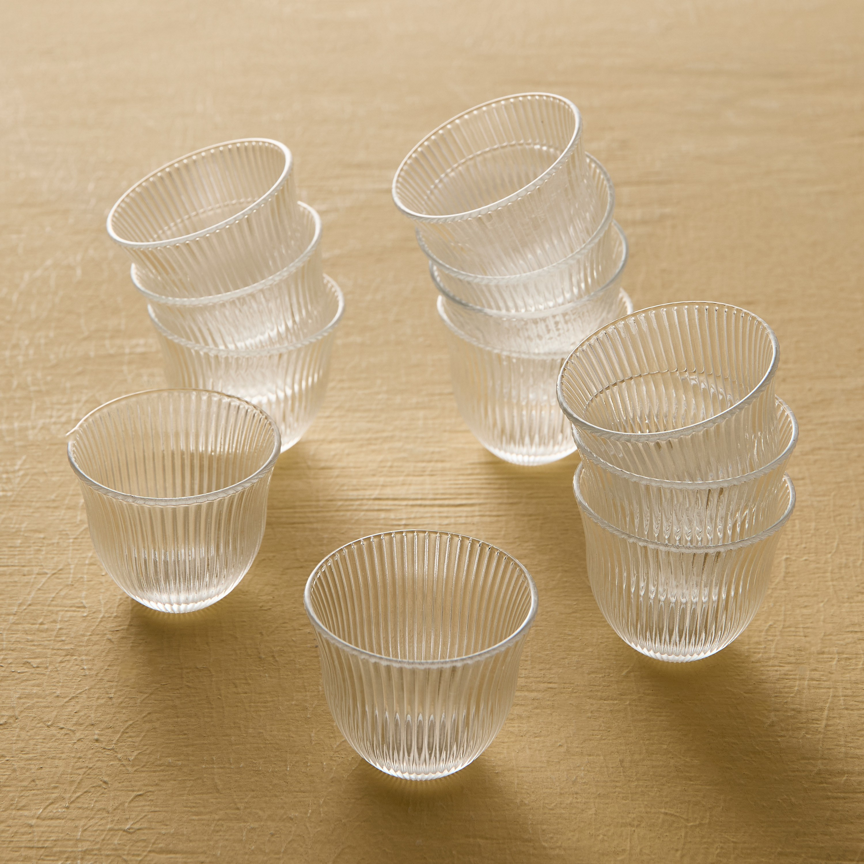 Swirl 12-Piece Glass Qahwa Cup Set - 60 ml, Serves 12-household-dining-teaandcoffee-teaandcoffeesets-image-1