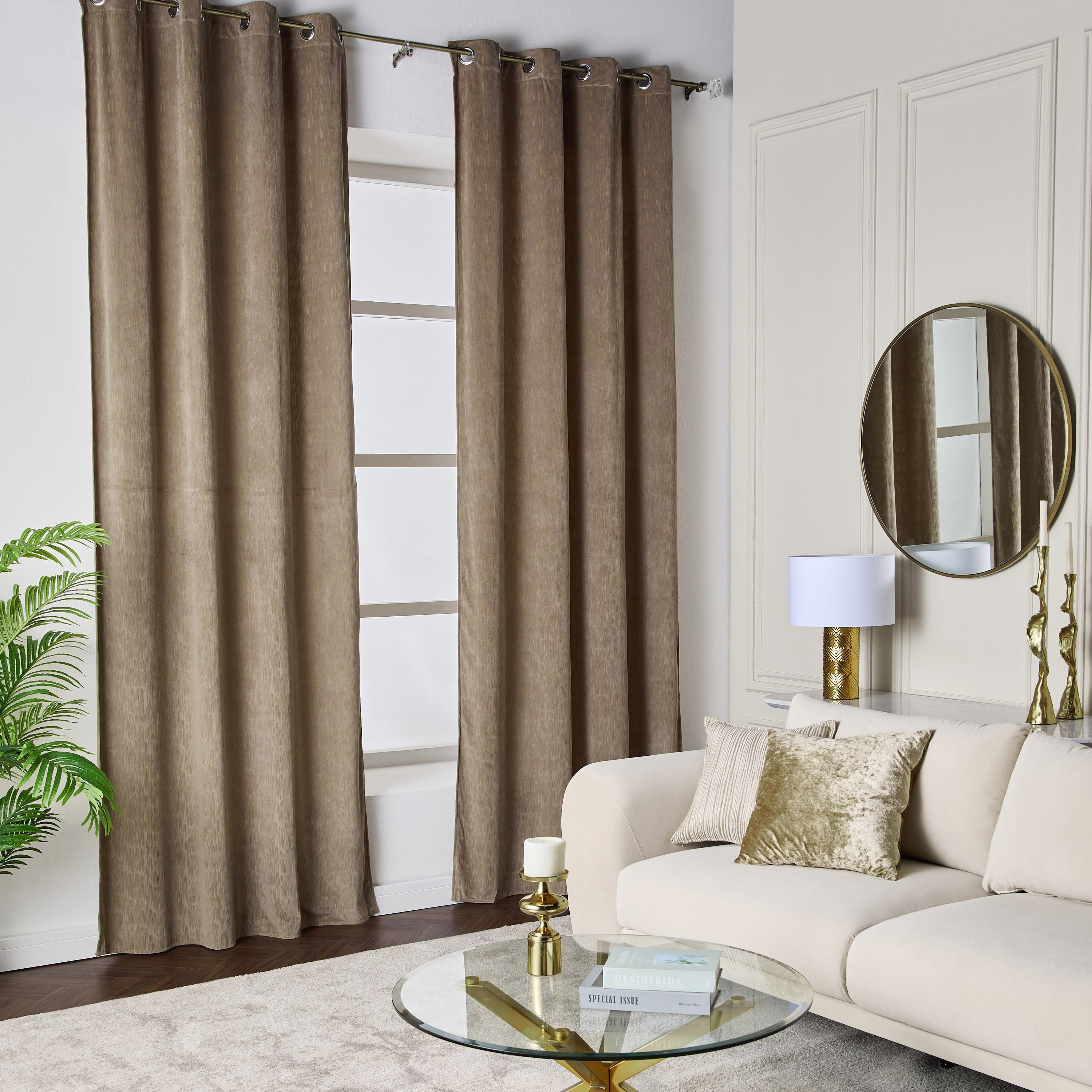 Nadia 2-Piece Curtain Set - 140x300 cm