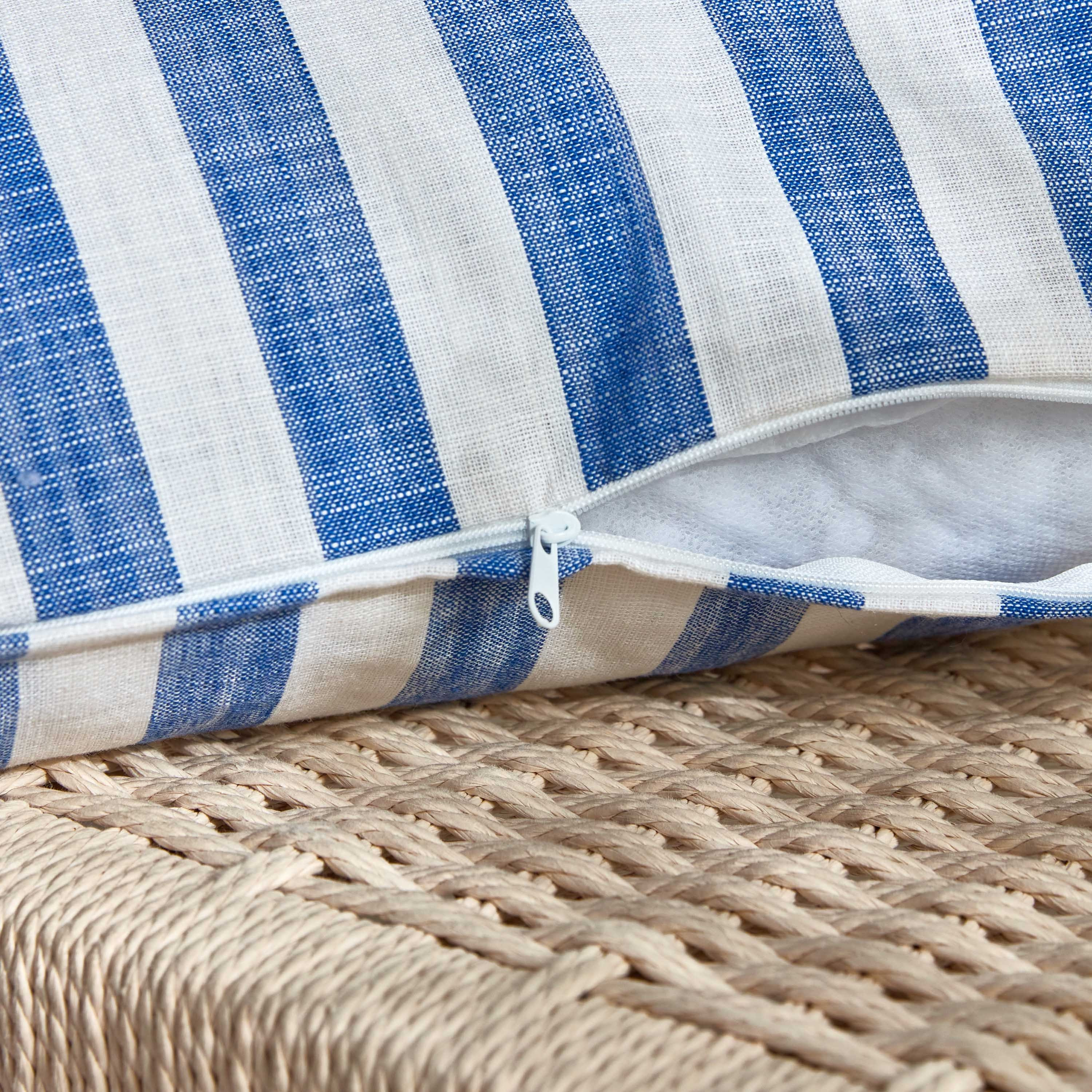 Selen Striped Printed Cushion Cover - 50x50 cm-household-cushionsandthrows-cushioncovers-image-15