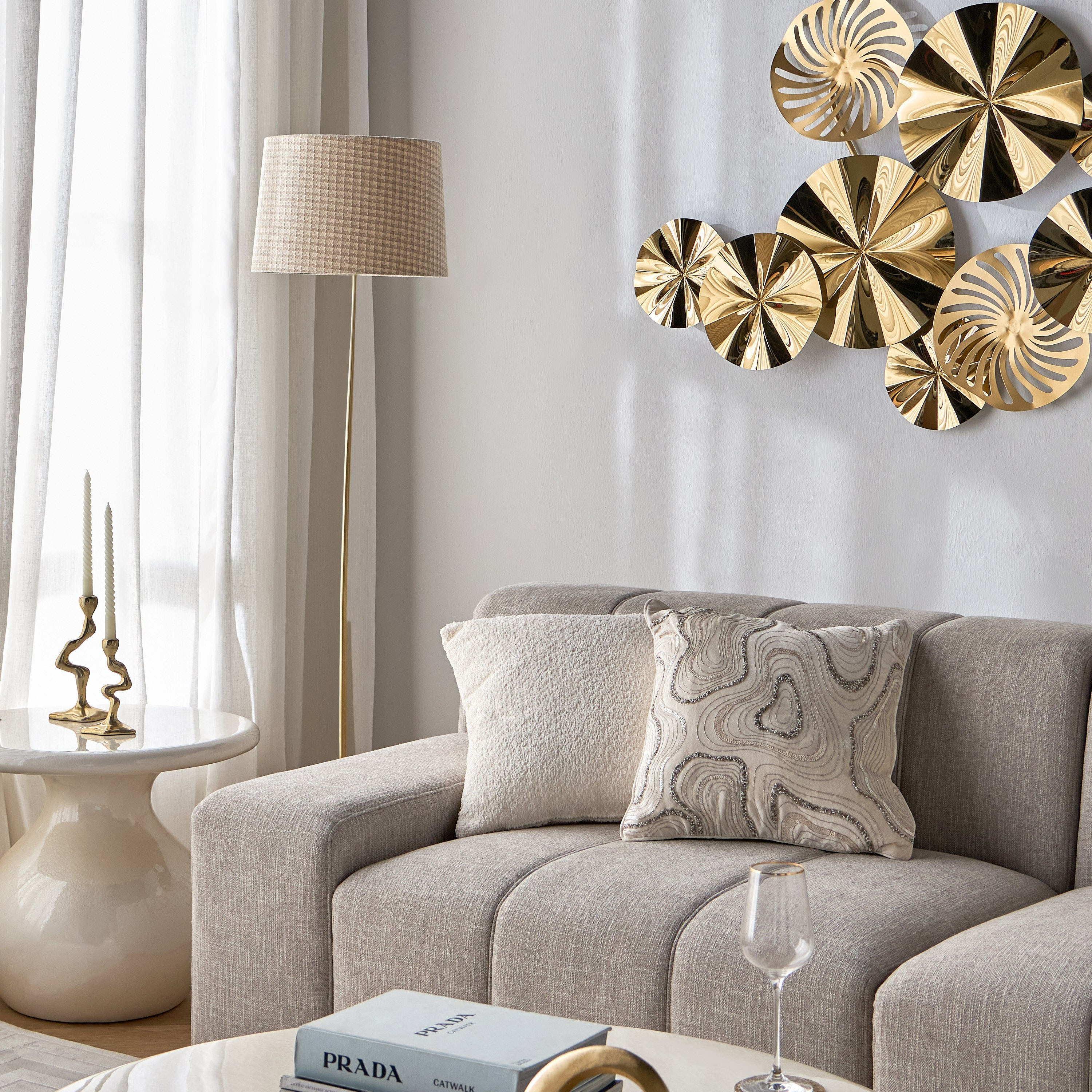 Mix and Match Metal Pole Floor Lamp Base - 143 cm-household-lighting-floorlamps-image-5