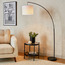 Mix and Match Metal Pole Arc Floor Lamp Base - 185 cm-household-lighting-floorlamps-image-9