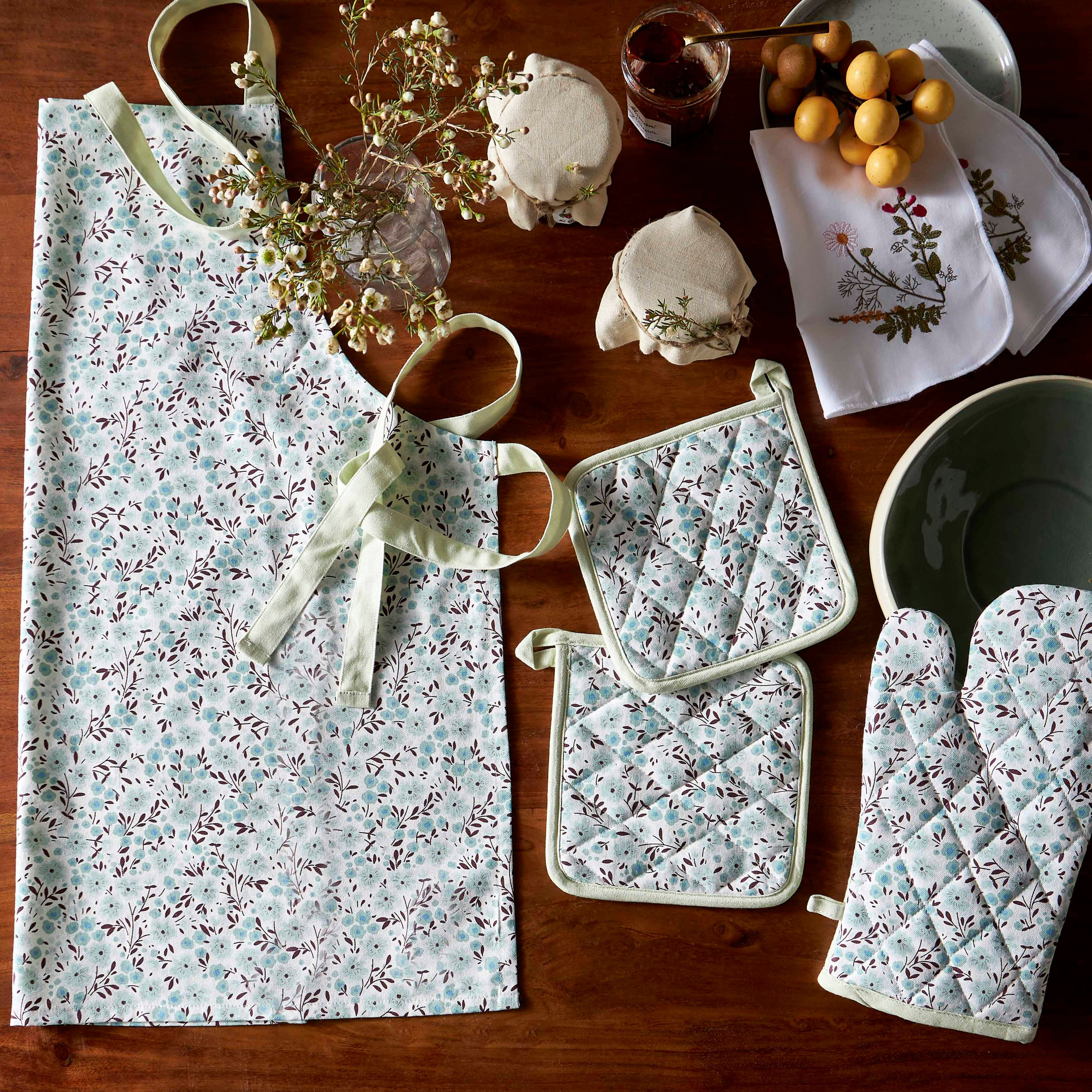 Garden Boho 4-Piece Napkin Set - 45x45 cm-household-dining-tablelinen-napkinsandaccessories-image-3