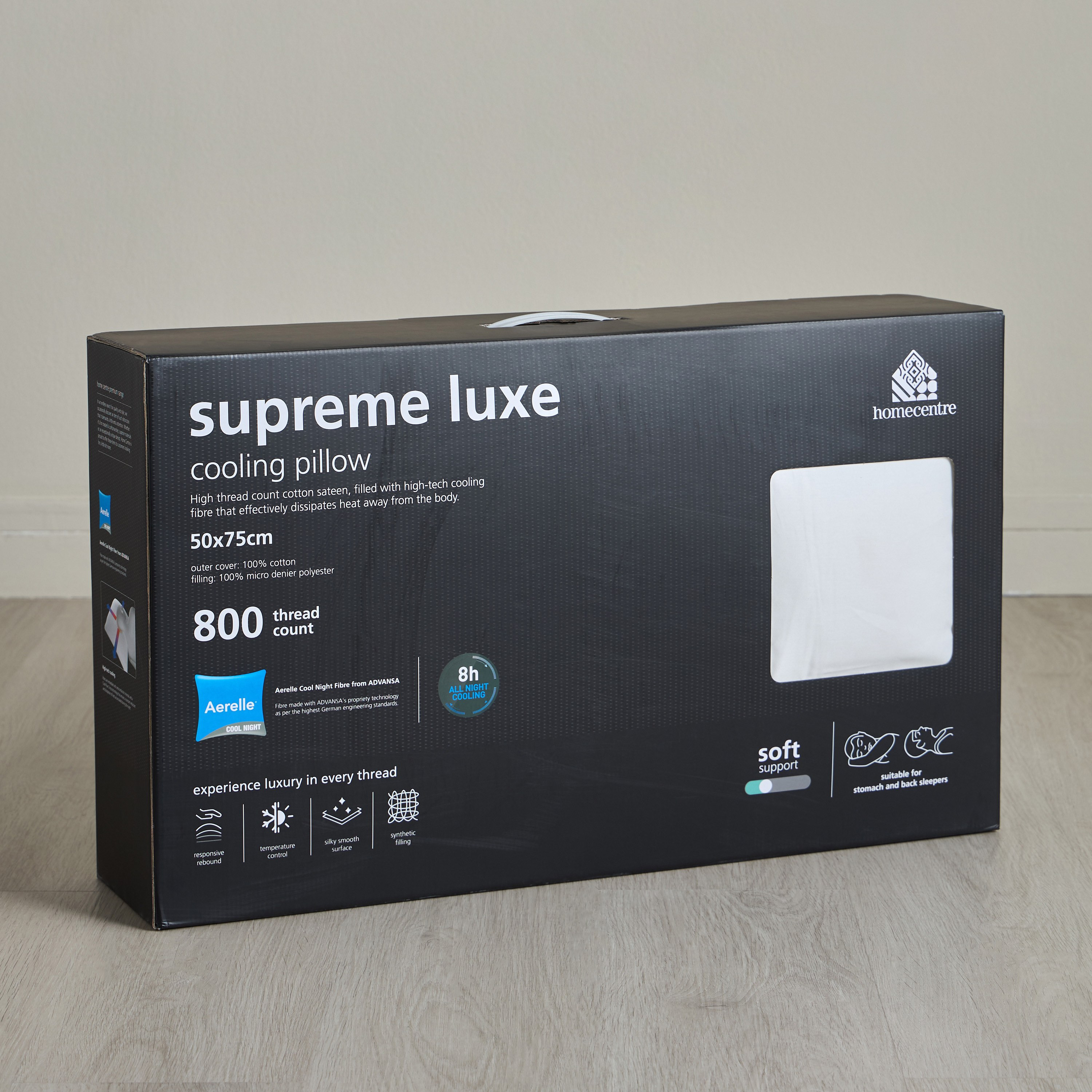 Supreme Luxe Down Alternative Aerelle Cool 1-Piece Pillow - 50x75 cm-household-bedding-pillows-image-5