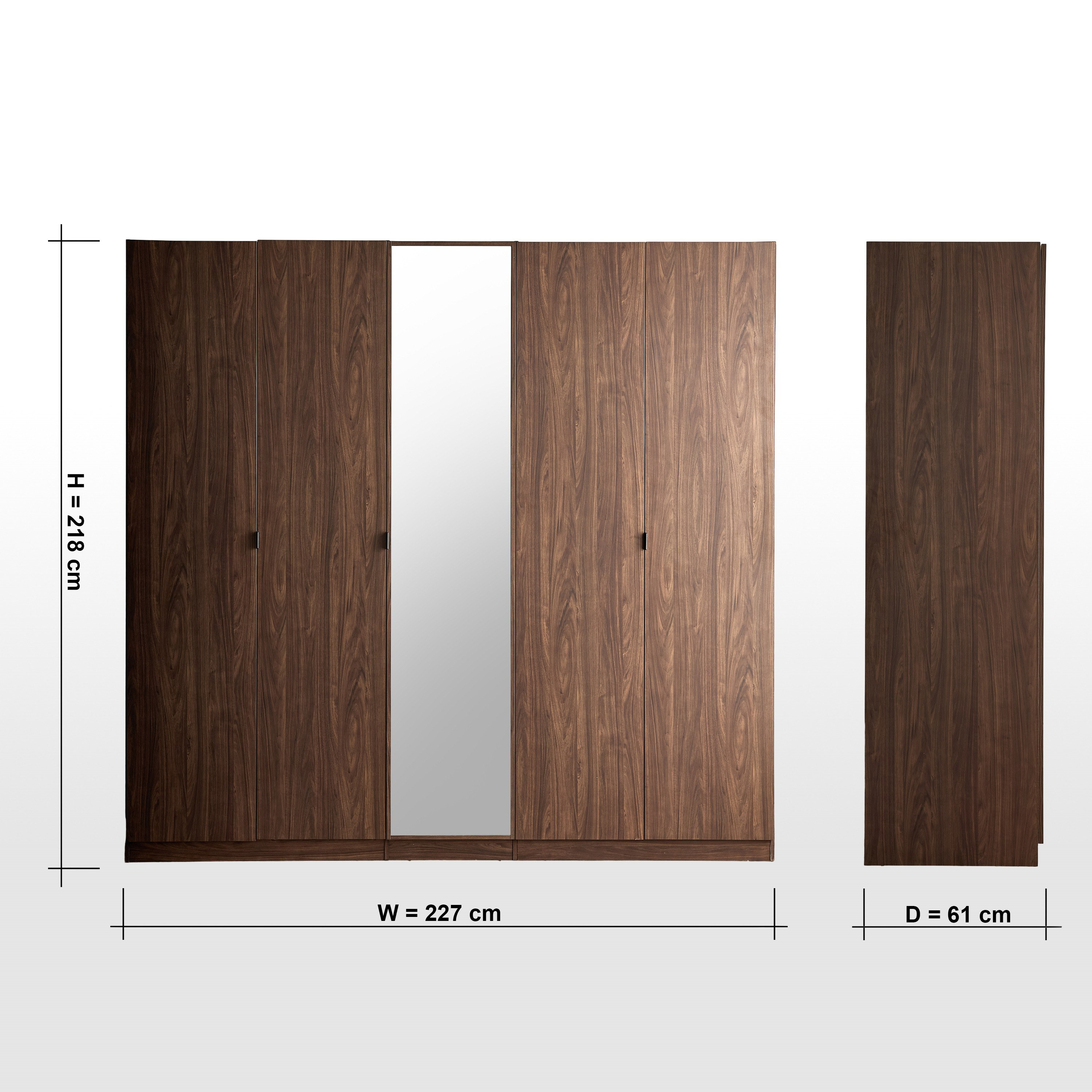 Tribeca 5-Door Wardrobe with Drawers-furniture-bedroom-wardrobes-image-11