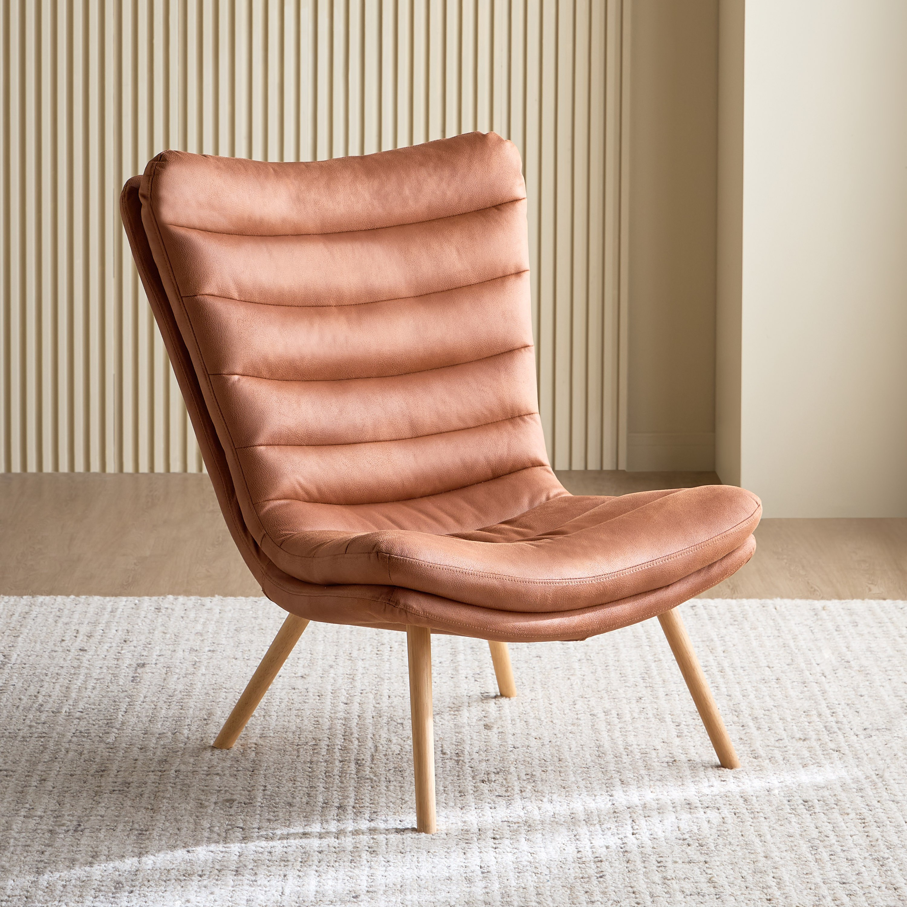 Shop Grafton Leather Chair Homecentre Oman