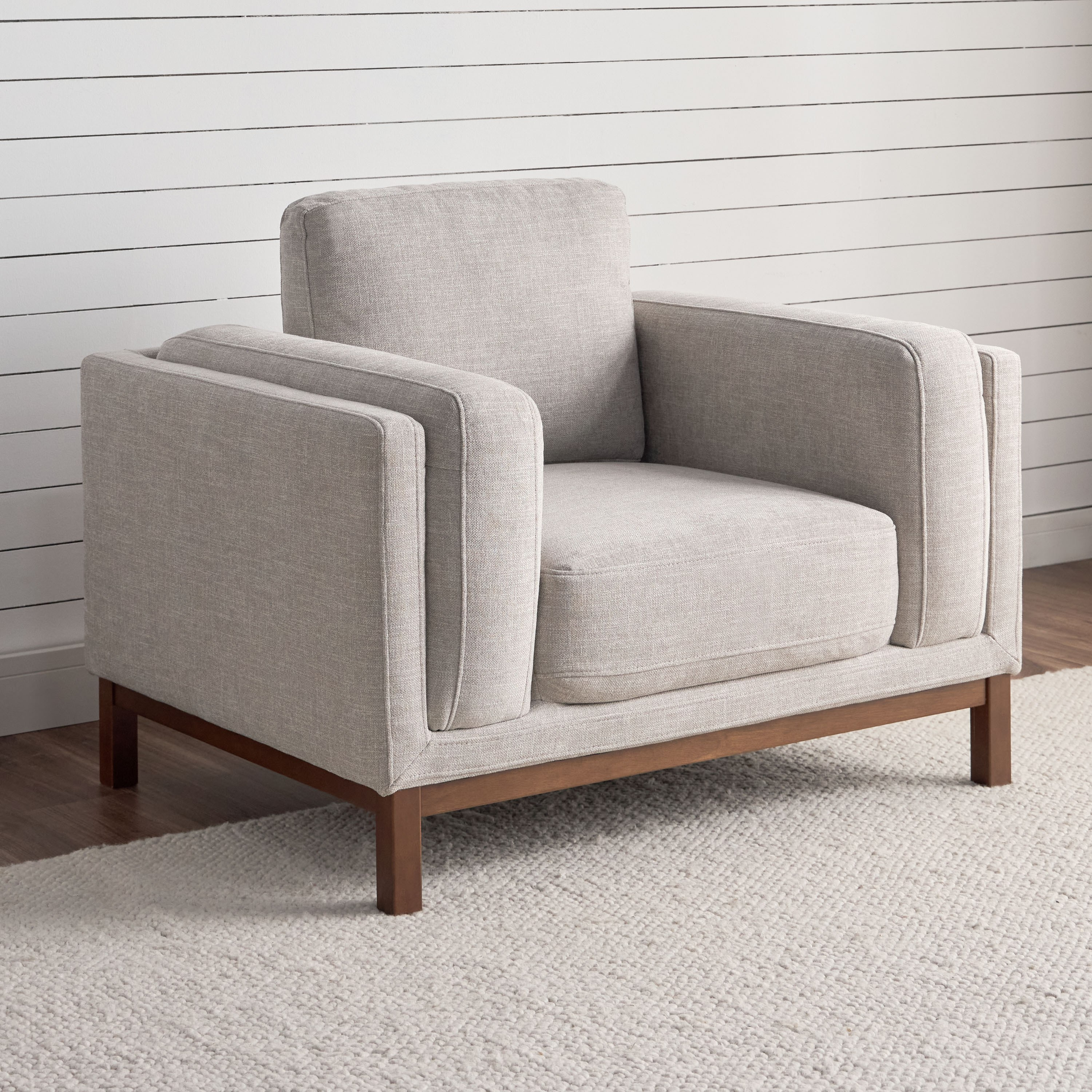 كرسي قماش بمساند ذراعين - لانسبيري-furniture-sofaandseating-armchairs-image-1