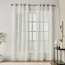 طقم ستائر شفافة قطعتين - خور - 135x240 سم-household-windows-curtains-image-4